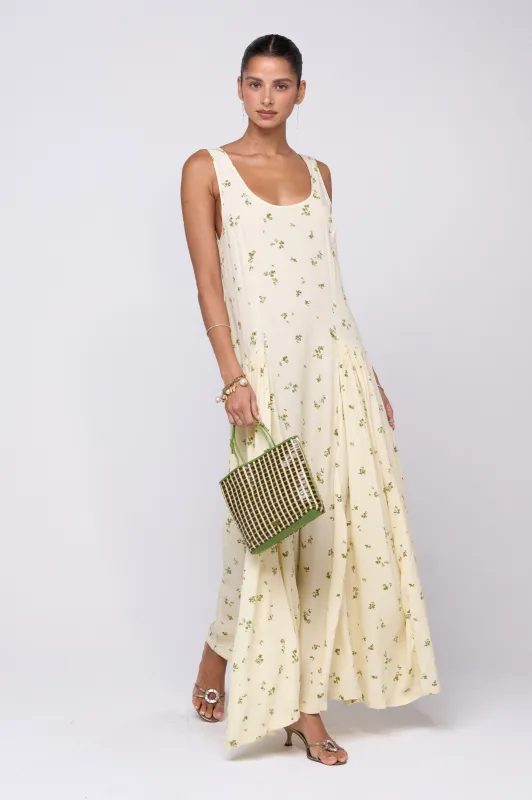 Colette Dress in Beurre sold by RESA