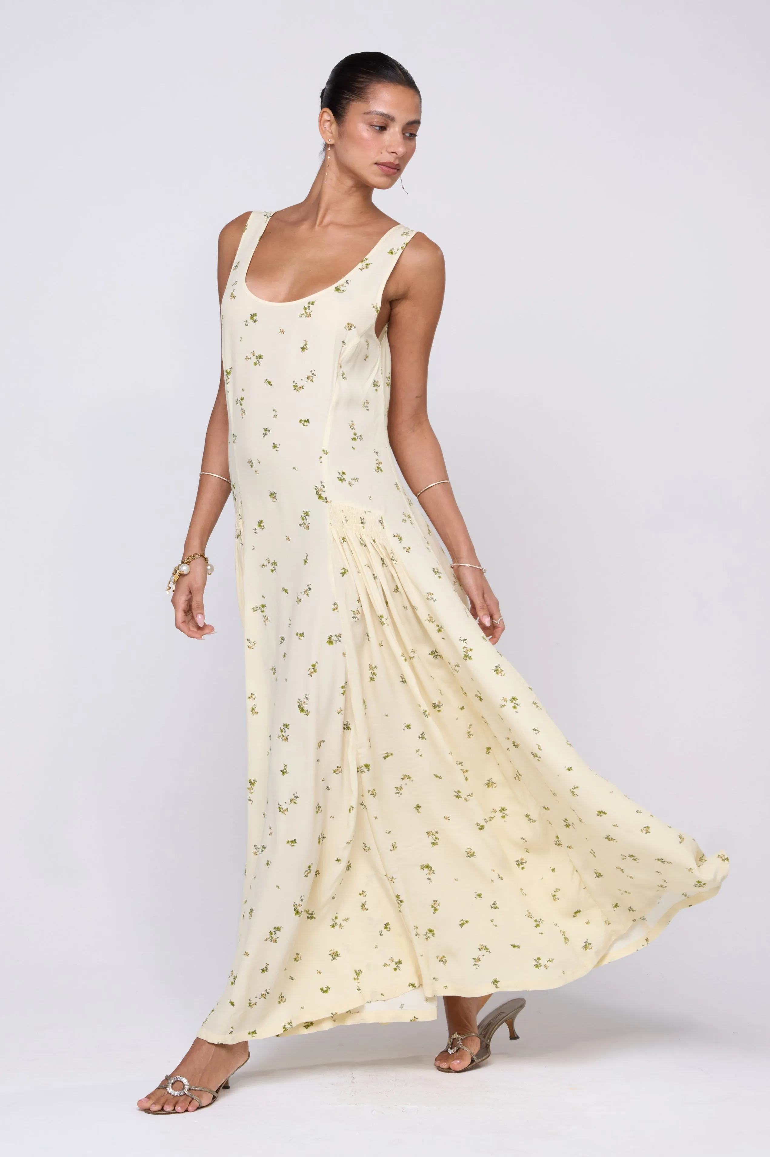 Colette Dress in Beurre sold by RESA product image thumbnail 3