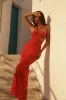 Phoebe Dress in Cayenne sold by RESA