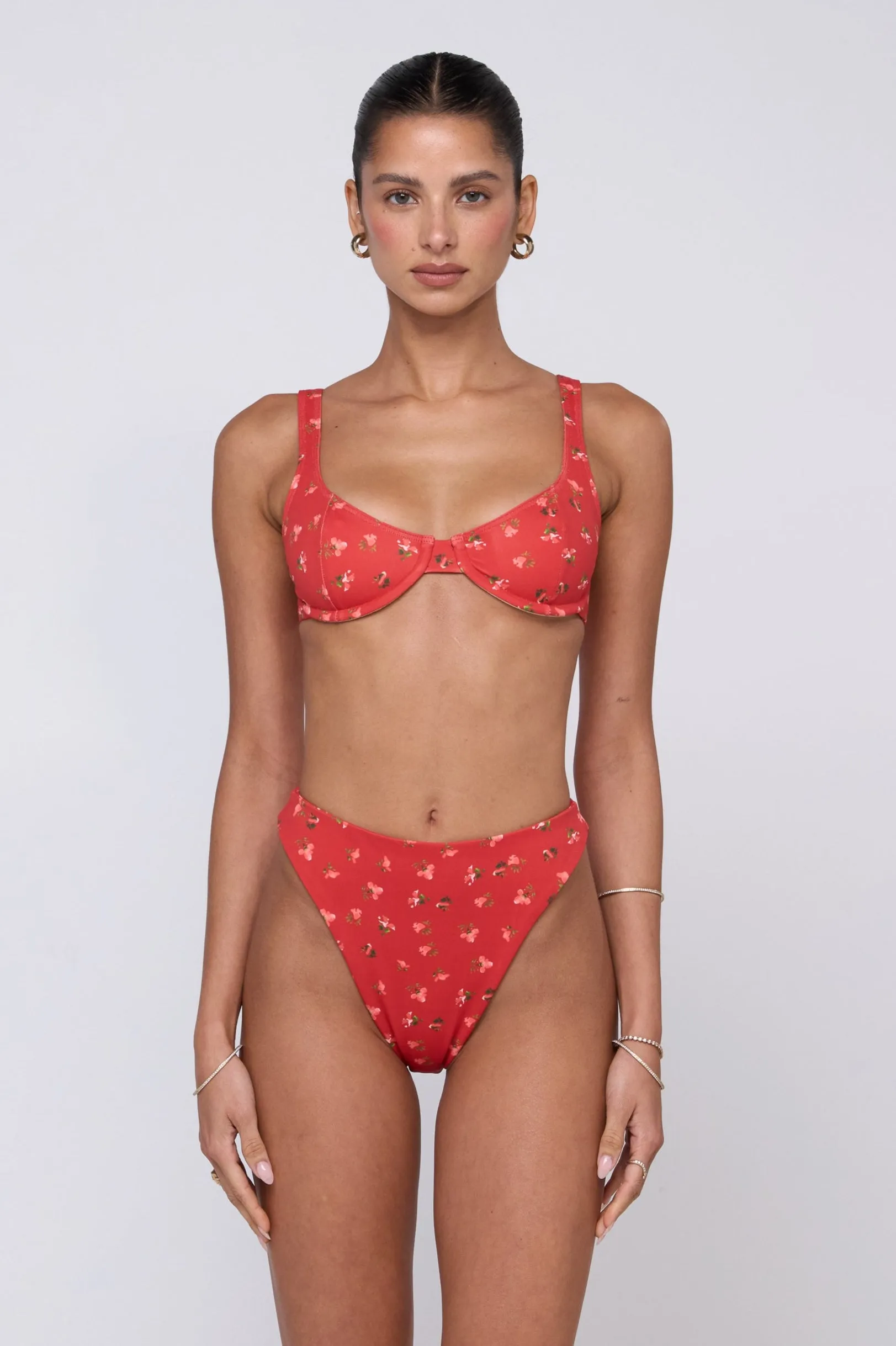 Miles Bikini Bottom in Cayenne sold by RESA product image thumbnail 5