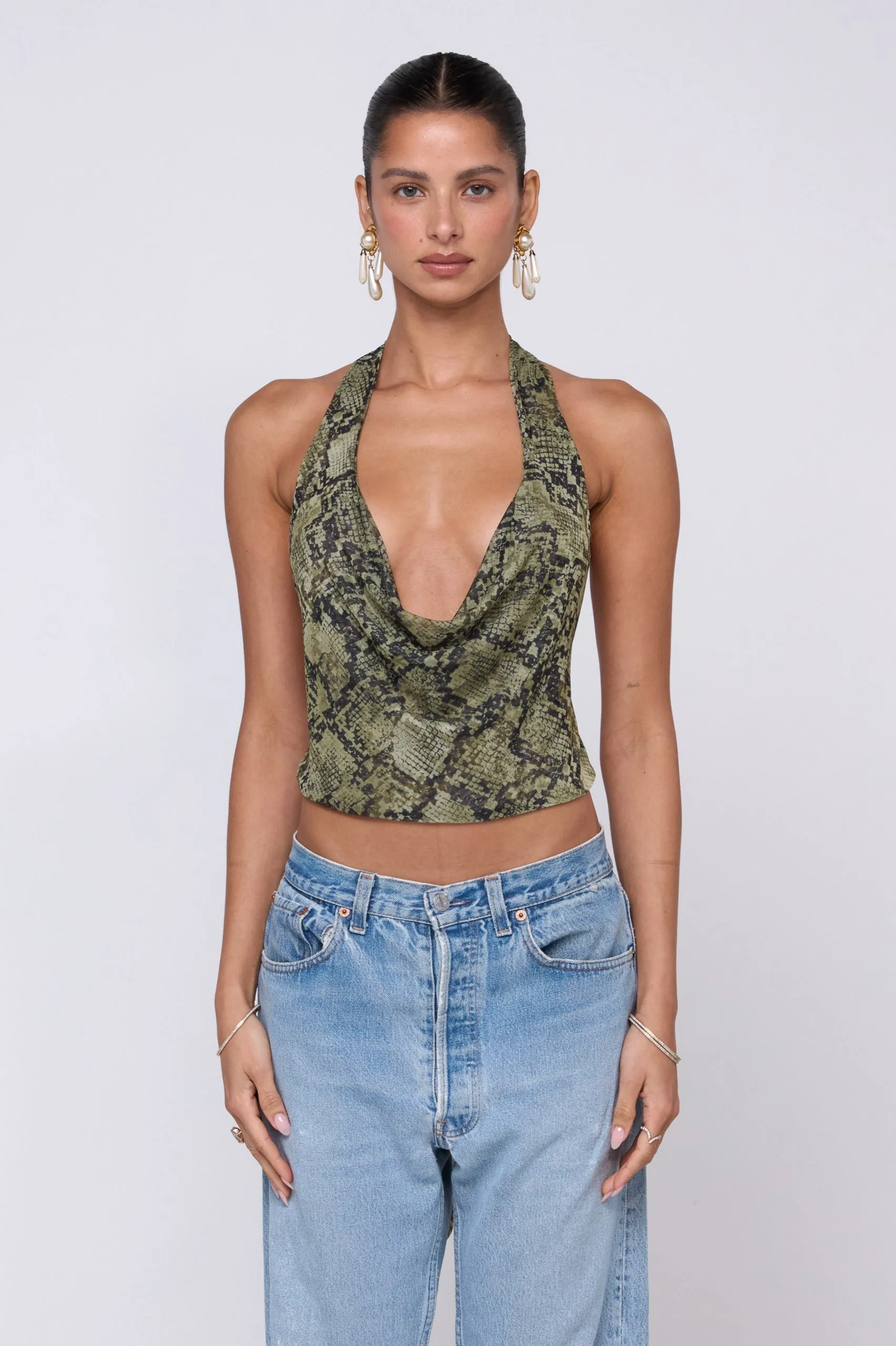 Lea Top in Venom sold by RESA