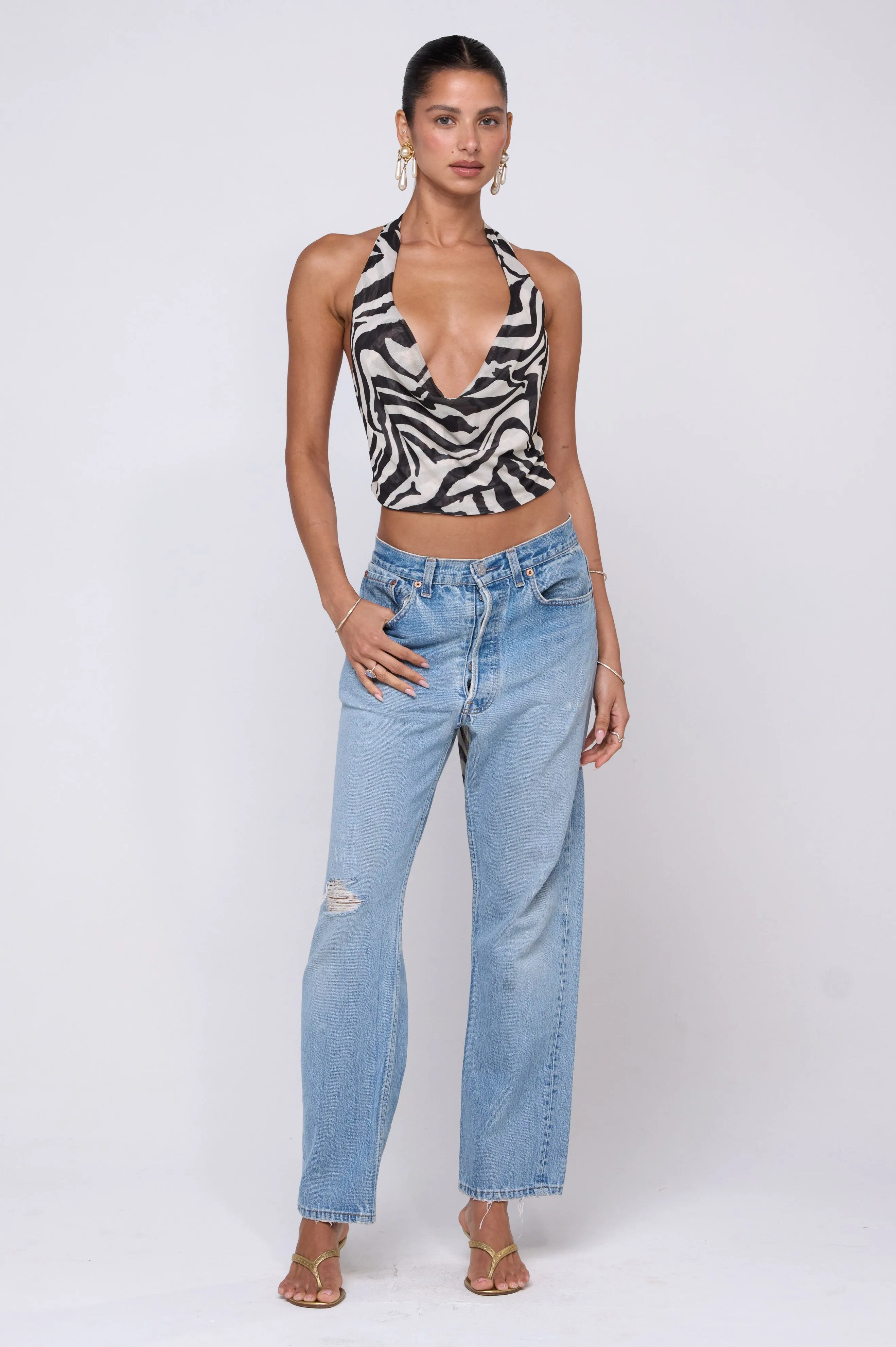 Lea Top in Tigris sold by RESA product image thumbnail 3