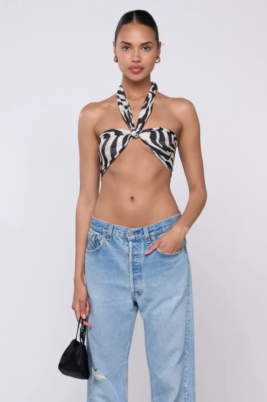Scarf Top in Tigris sold by RESA