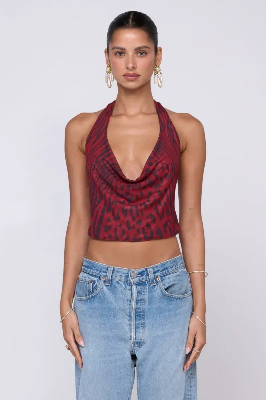 Lea Top in Vixen sold by RESA