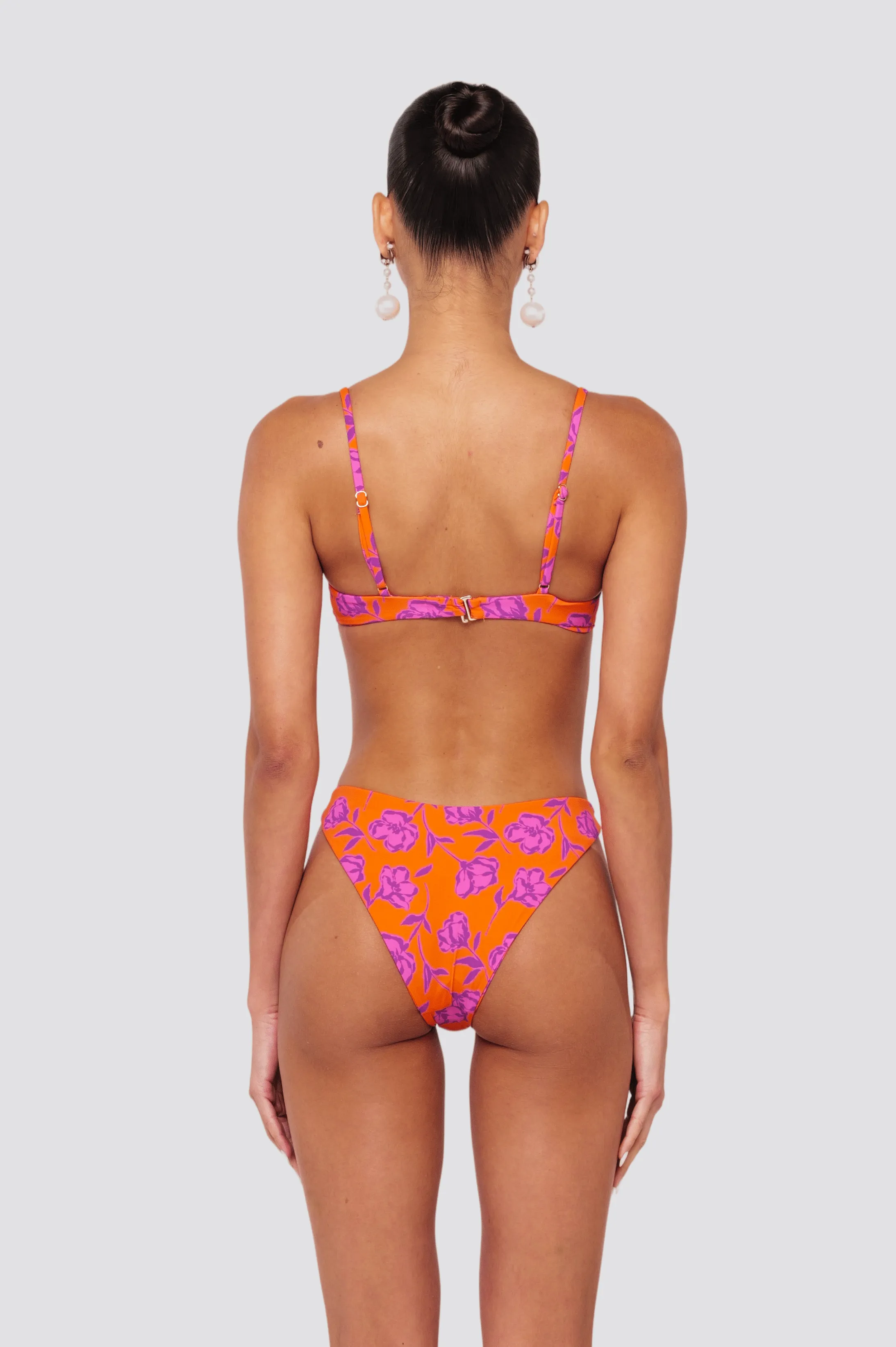 Beau Bikini Bottom in Mandarin sold by RESA product image thumbnail 3