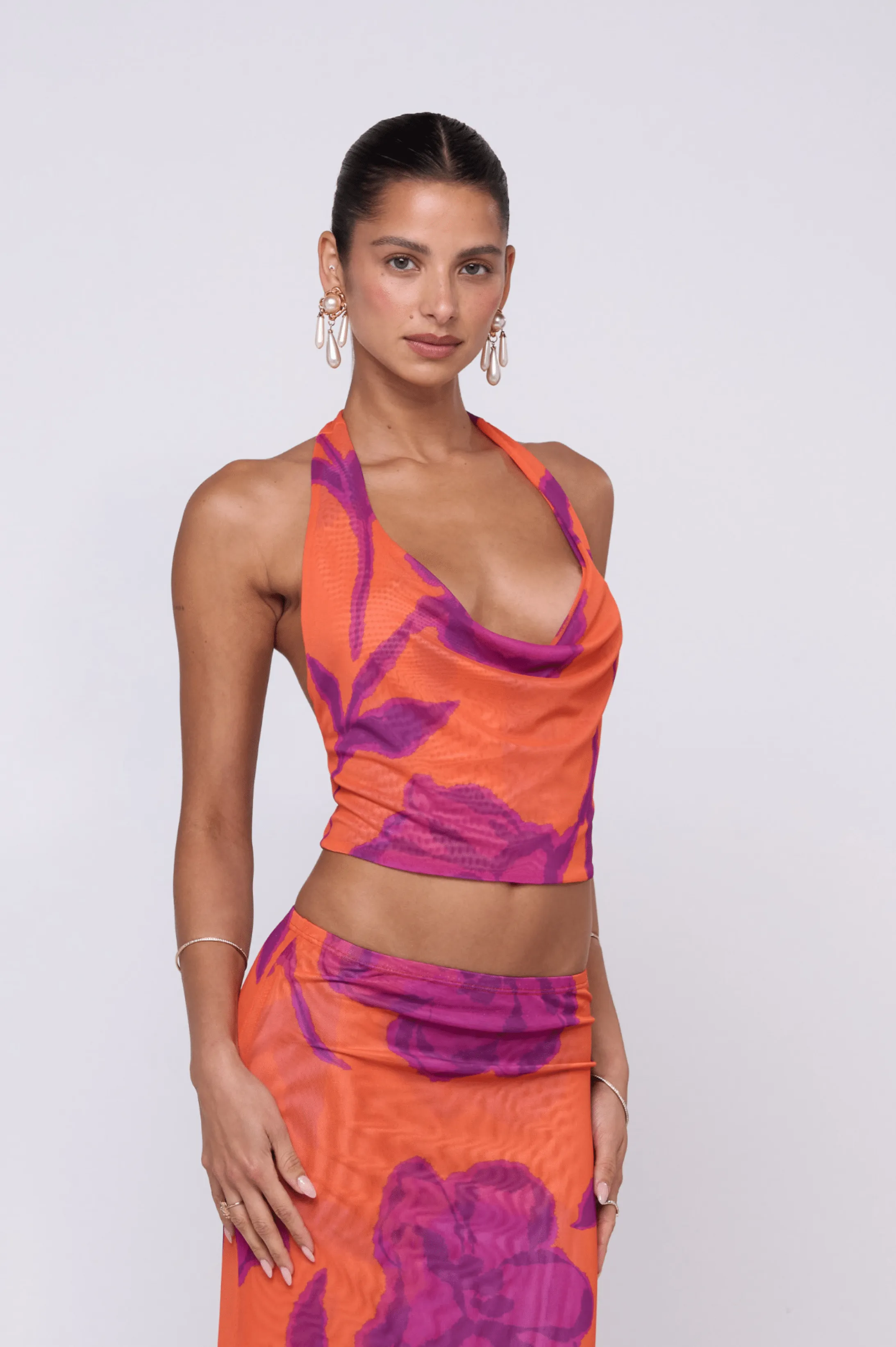 Lea Top in Mandarin sold by RESA product image thumbnail 5