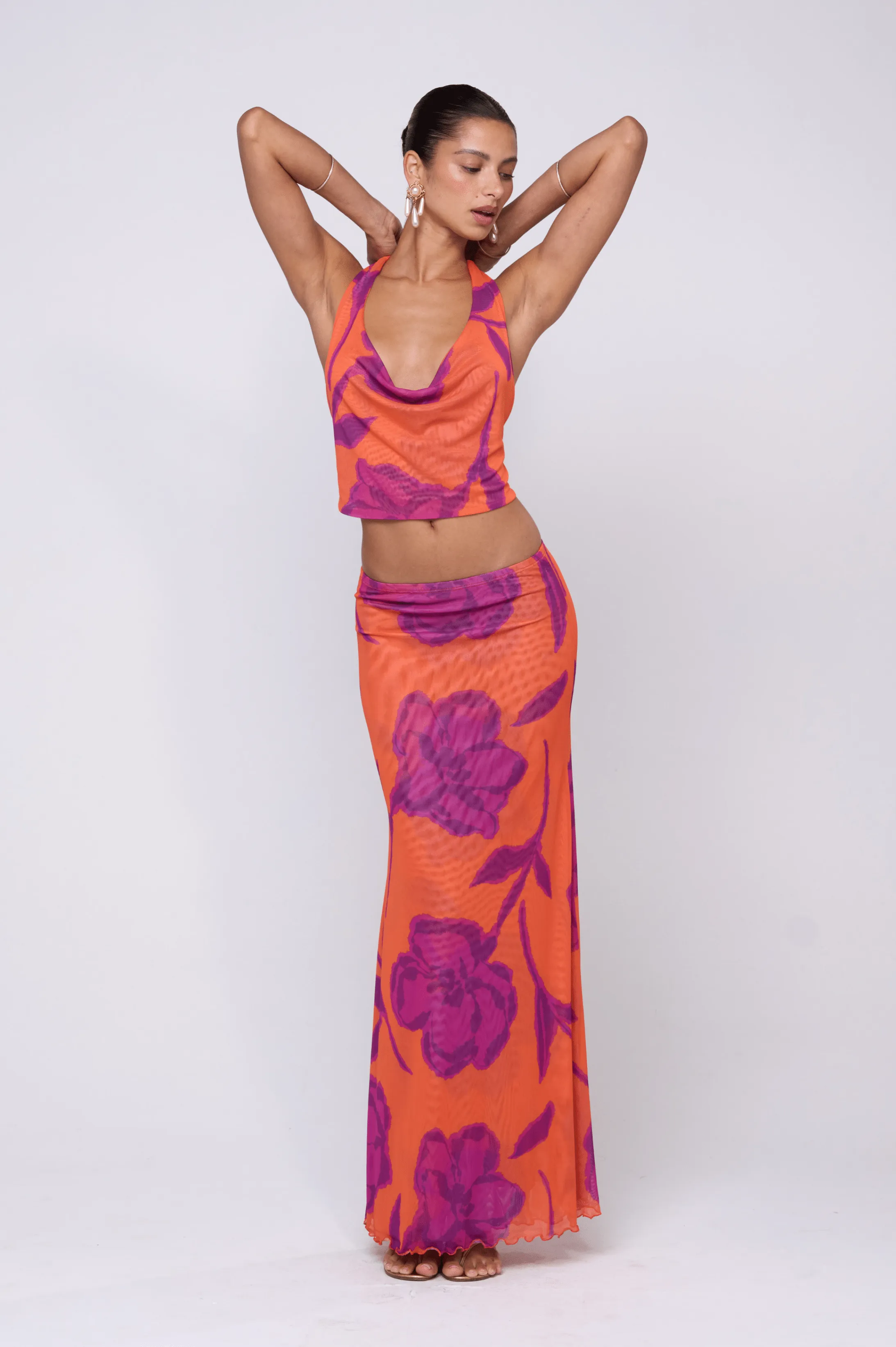 Lea Top in Mandarin sold by RESA product image thumbnail 4