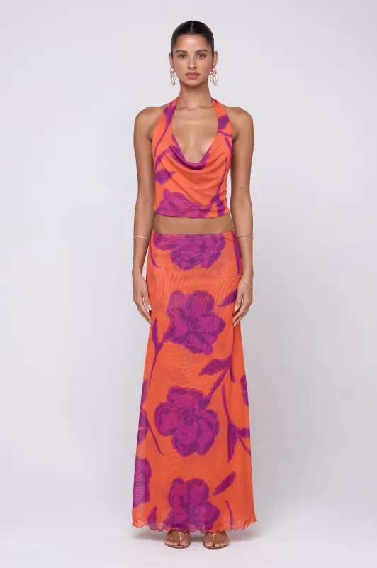 Sarah Skirt in Mandarin sold by RESA