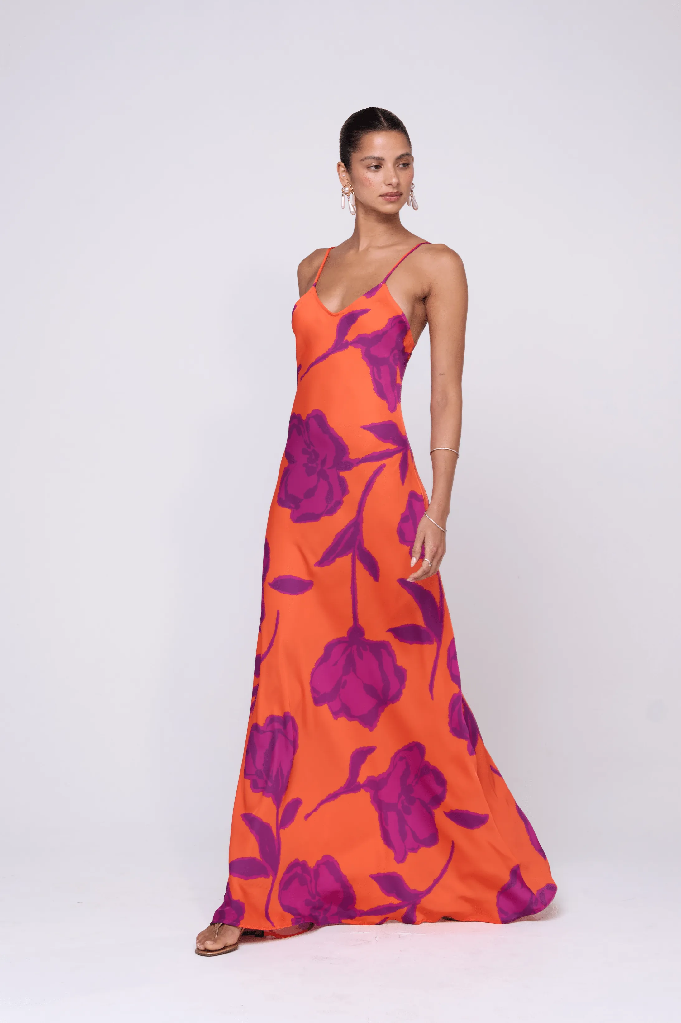 Rose Dress in Mandarin sold by RESA product image thumbnail 2