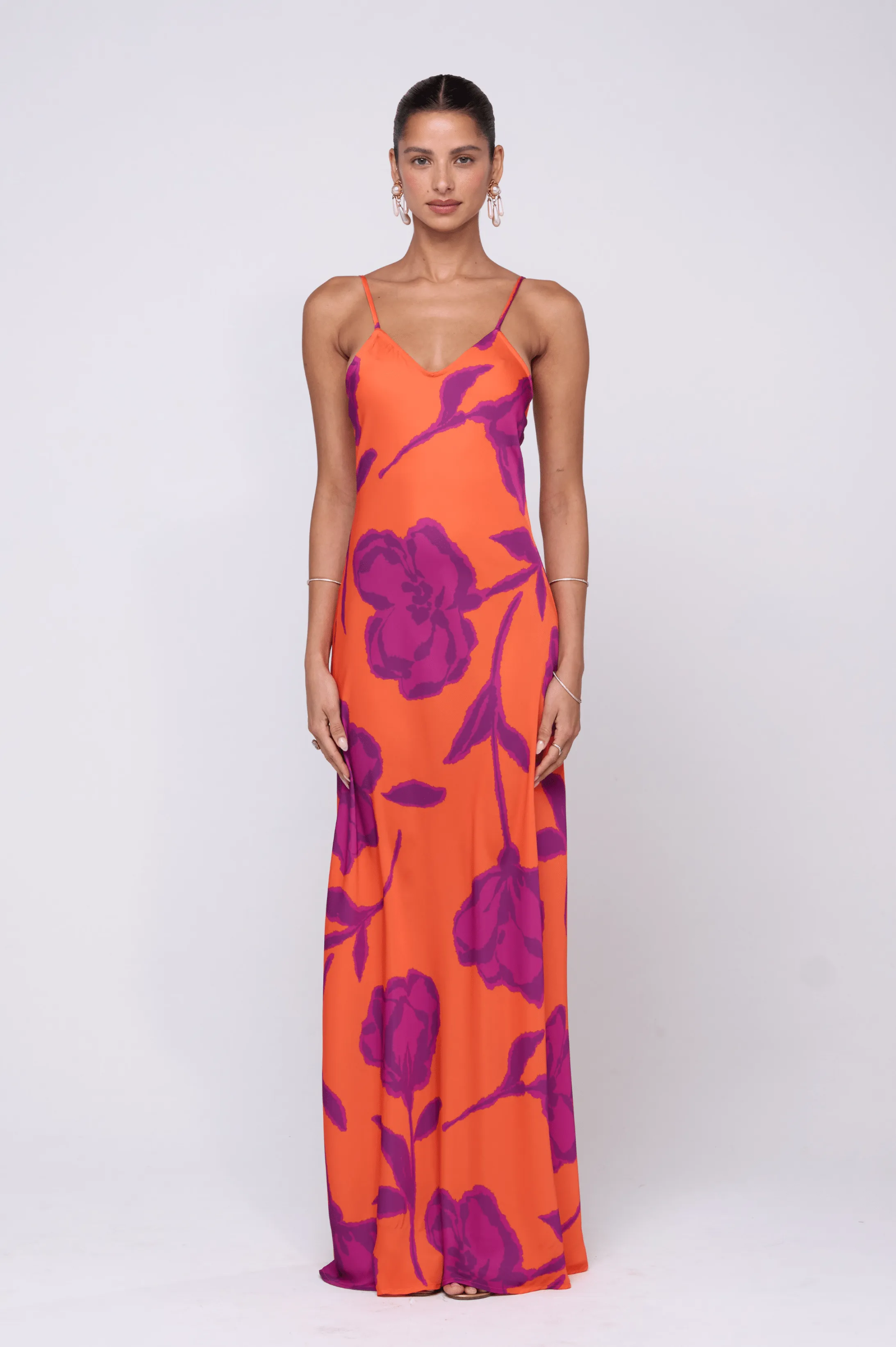 Rose Dress in Mandarin sold by RESA