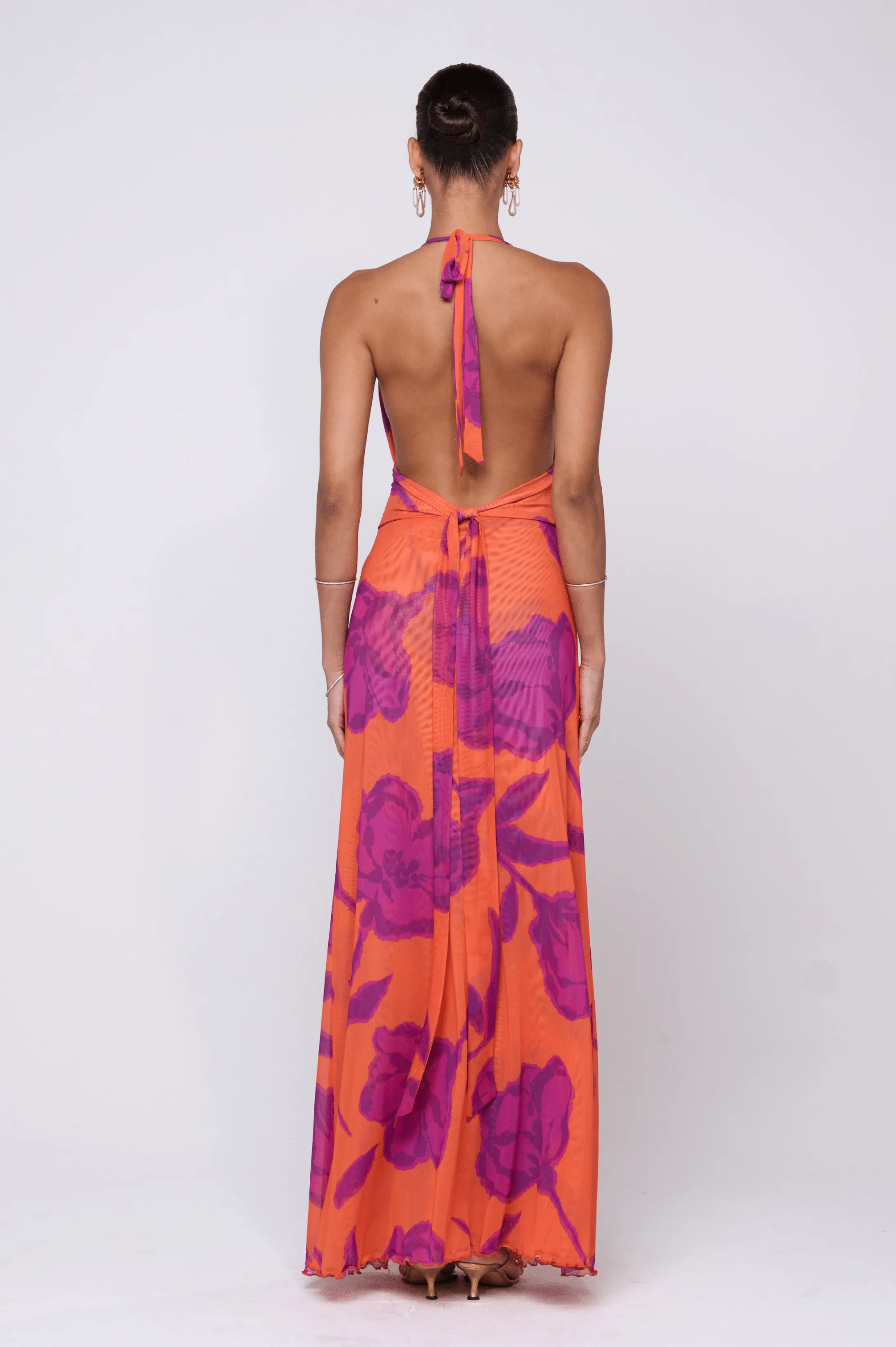 Chelsea Dress in Mandarin sold by RESA product image thumbnail 4