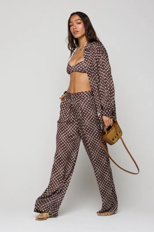 Monica Blouse in Mocha sold by RESA