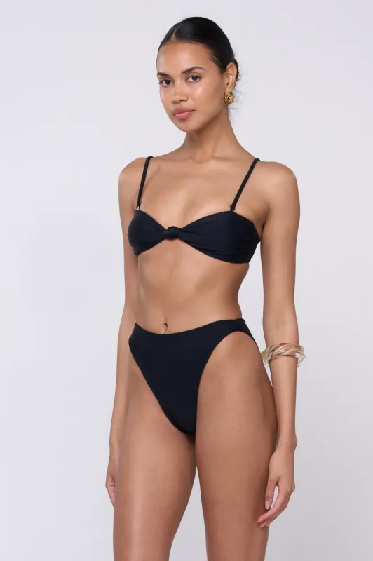 Miles Bikini Bottom in Black sold by RESA