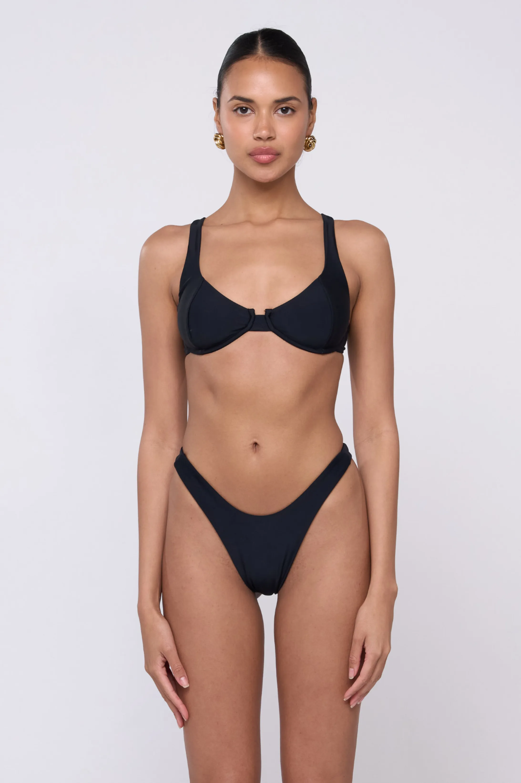 Joey Bikini Bottom in Black sold by RESA