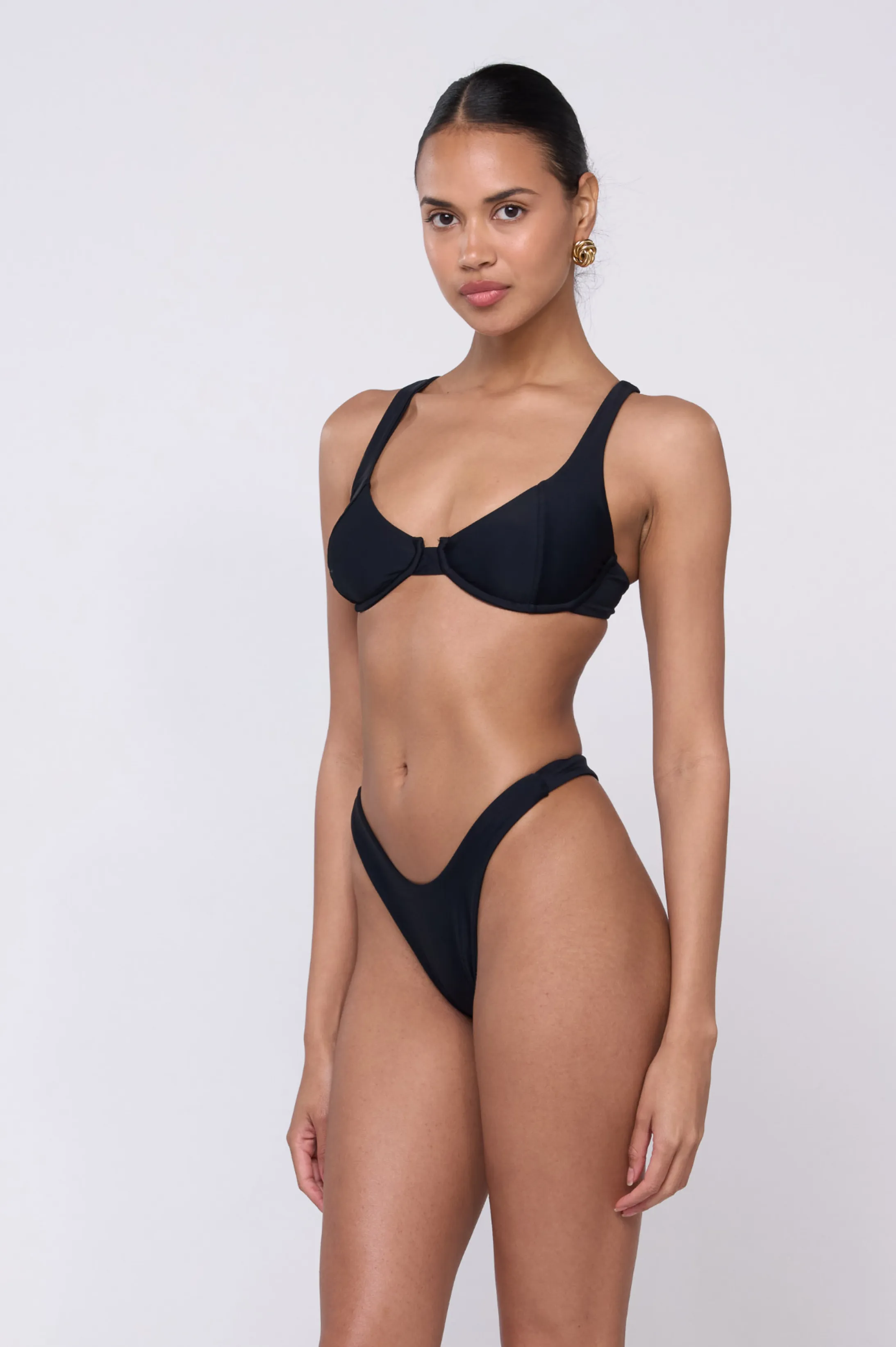 Joey Bikini Bottom in Black sold by RESA product image thumbnail 2