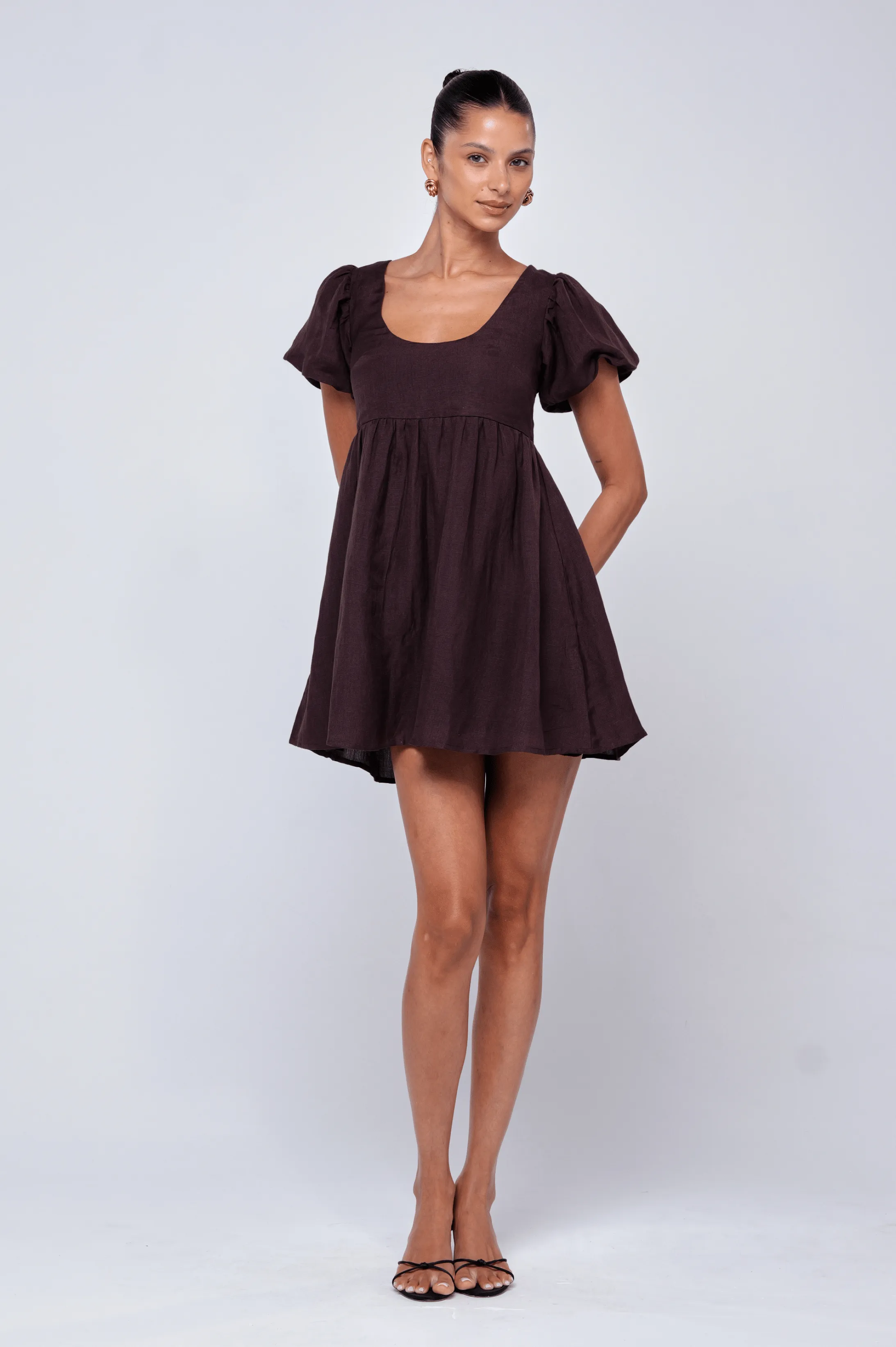 Shay Mini in Brown Linen sold by RESA product image thumbnail 4