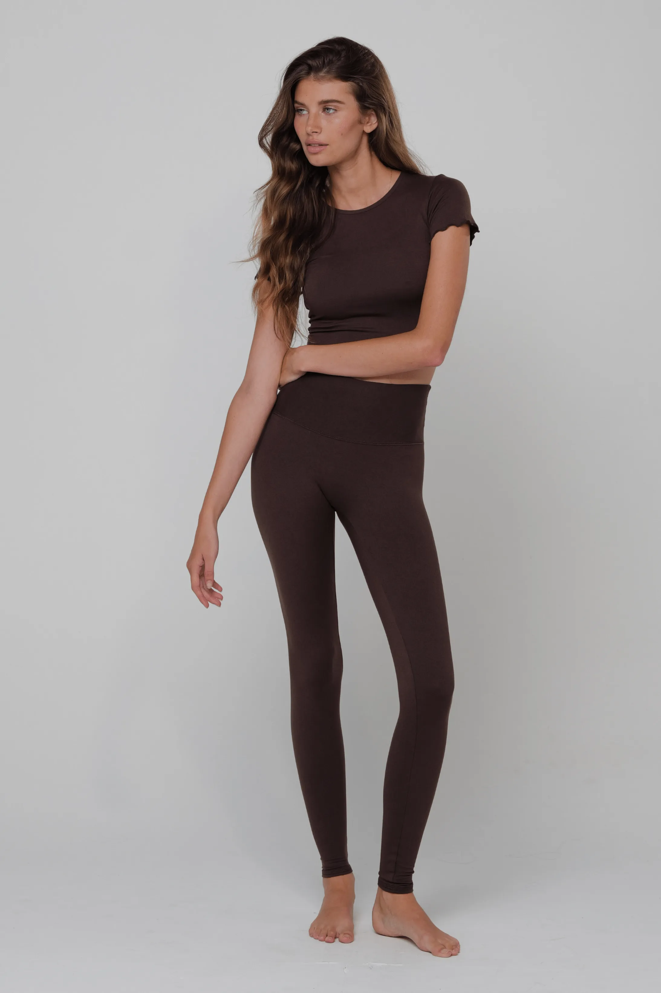 Legging in Second Skin Cacao sold by RESA product image thumbnail 4