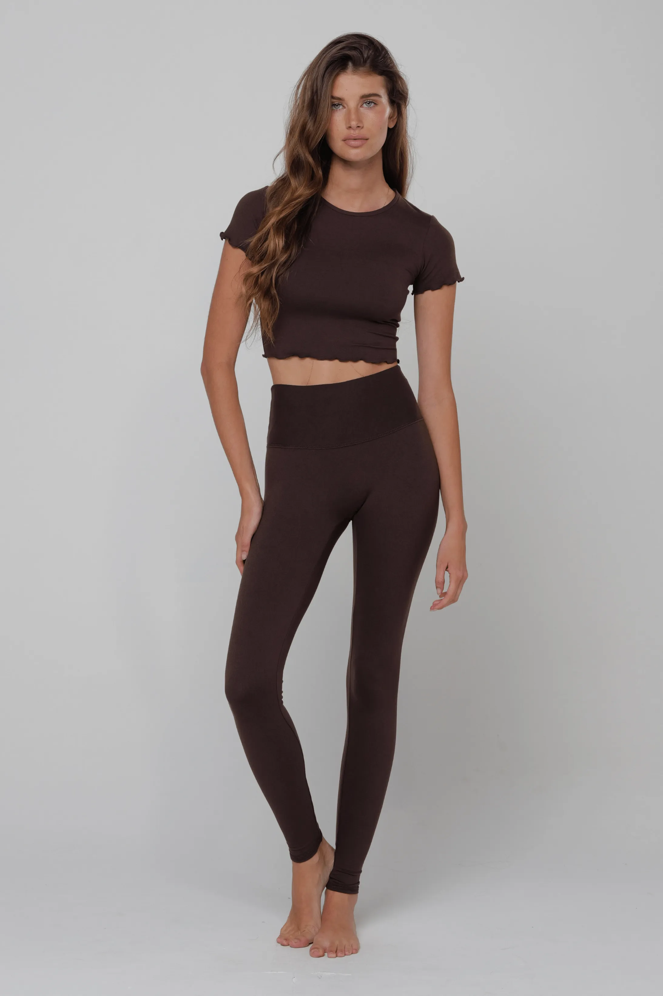 Legging in Second Skin Cacao sold by RESA product image thumbnail 2