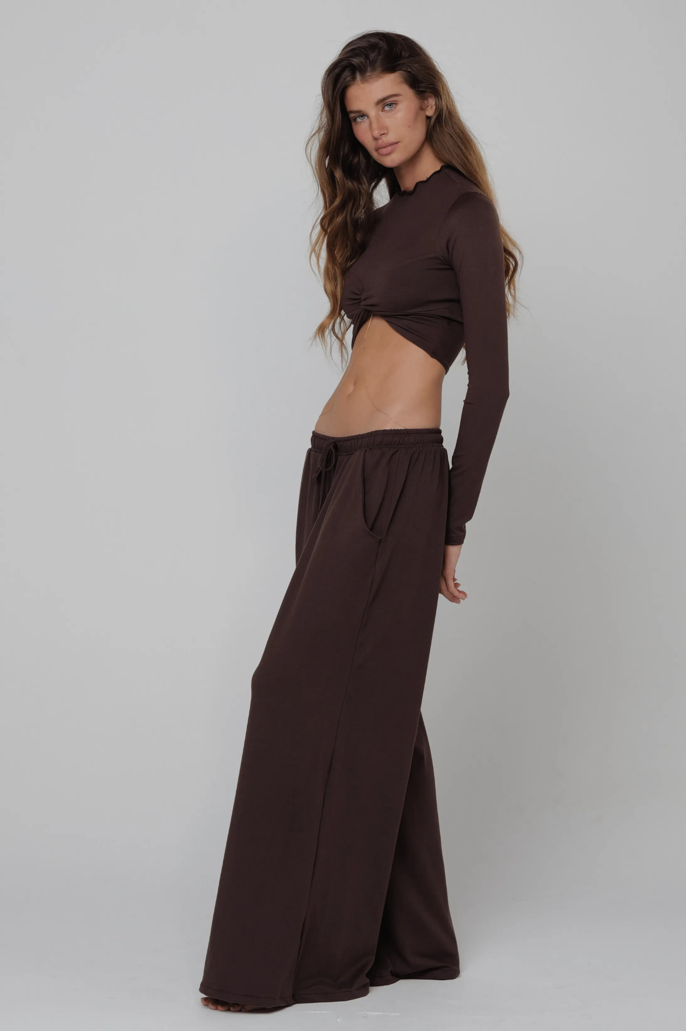 Shelby Top Second Skin in Cacao sold by RESA product image thumbnail 3