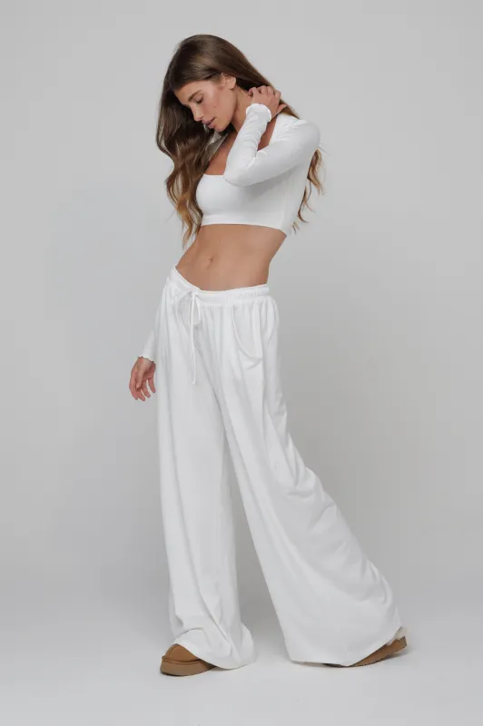 Chase Pant Second Skin in White sold by RESA