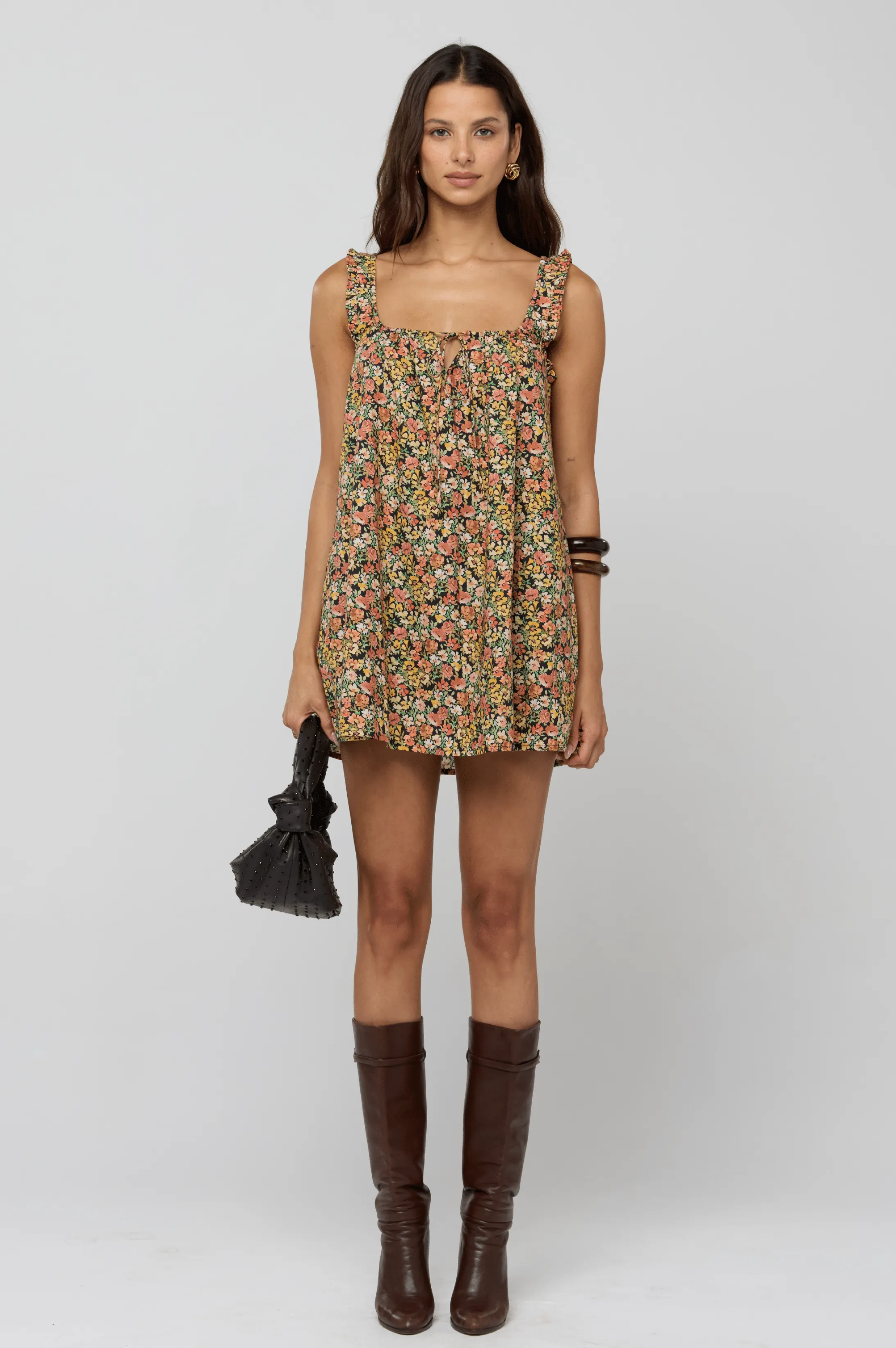 Mini Moo Dress in Fig sold by RESA product image thumbnail 3