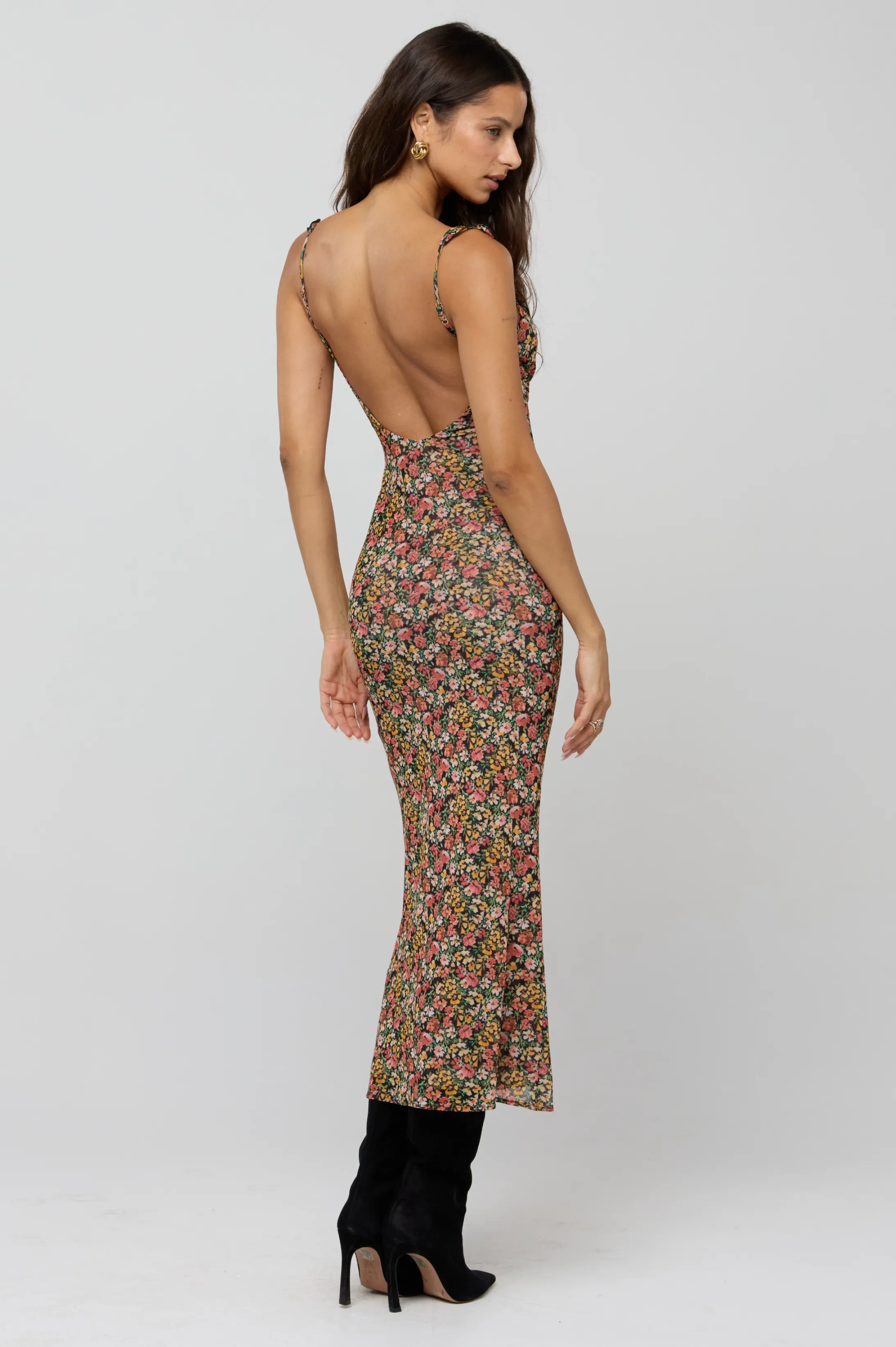 Goldie Dress in Fig sold by RESA product image thumbnail 3