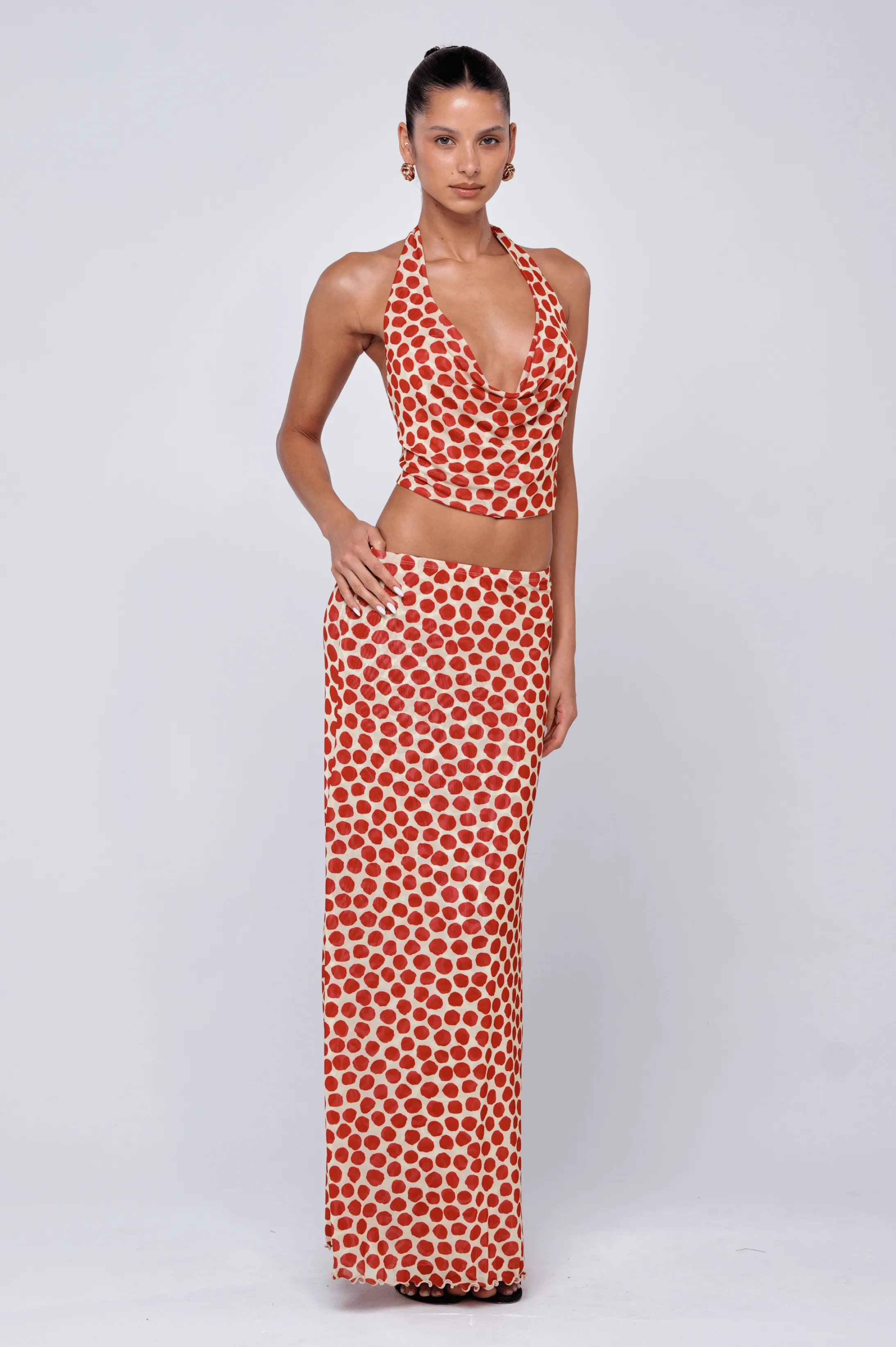 Lea Top in Campari sold by RESA product image thumbnail 4