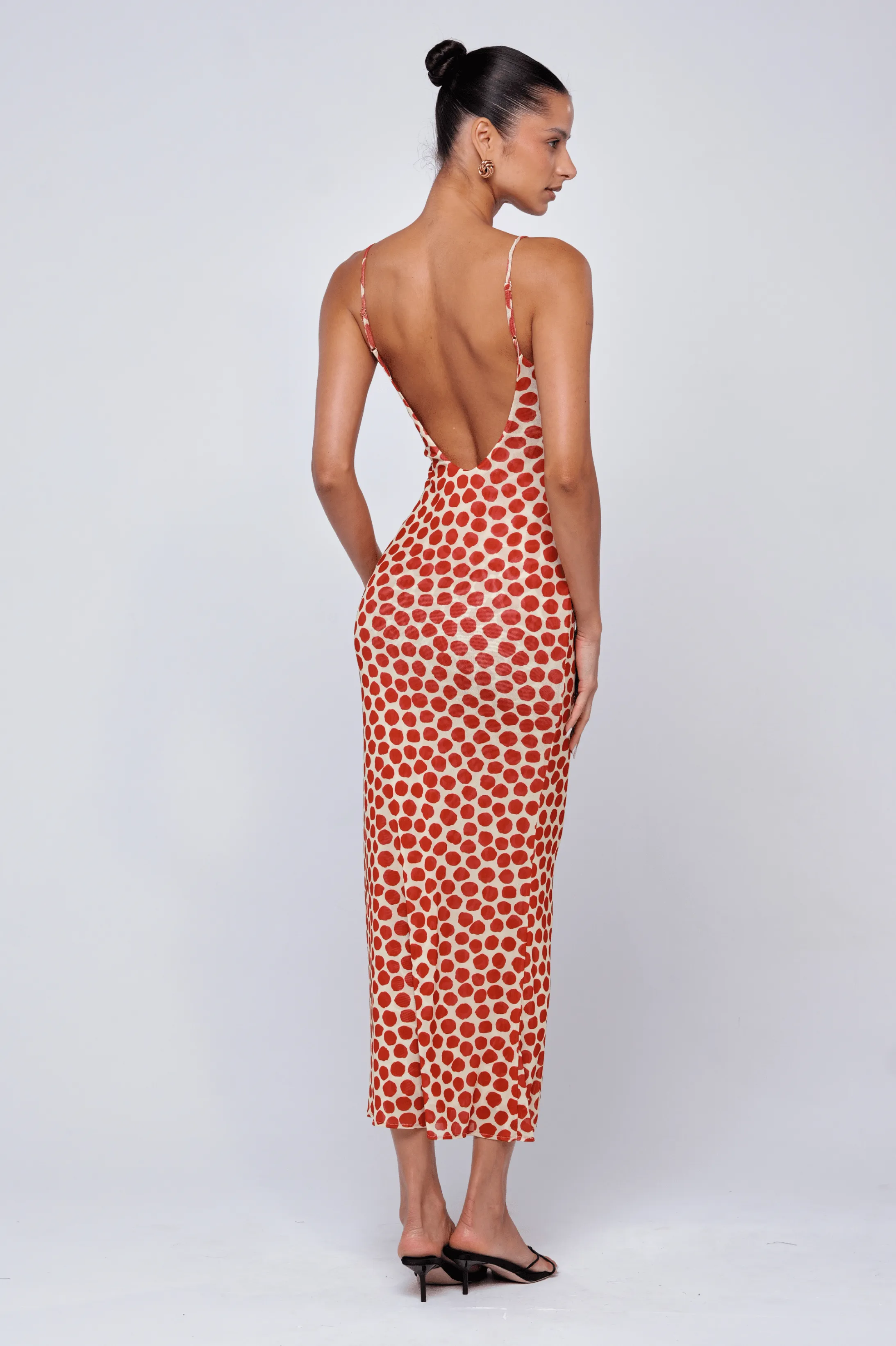 Suki Dress in Campari sold by RESA product image thumbnail 2