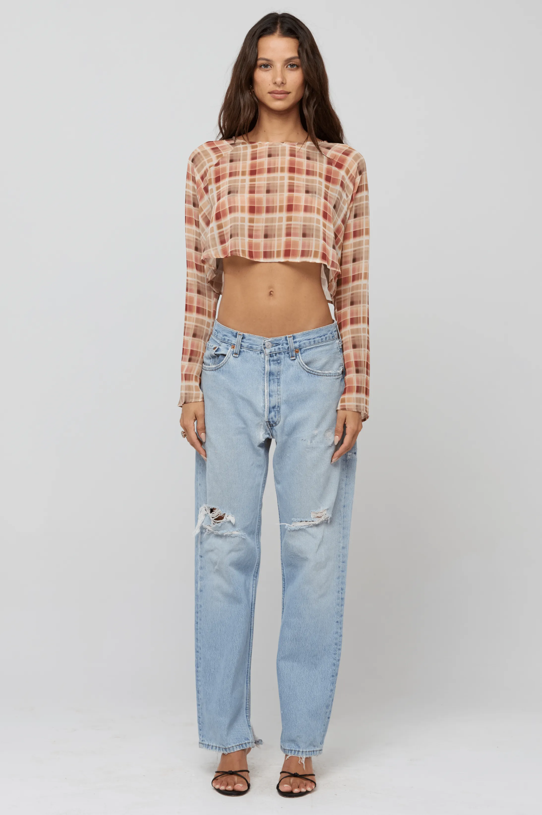 Piper Crop Top in Drift sold by RESA product image thumbnail 3