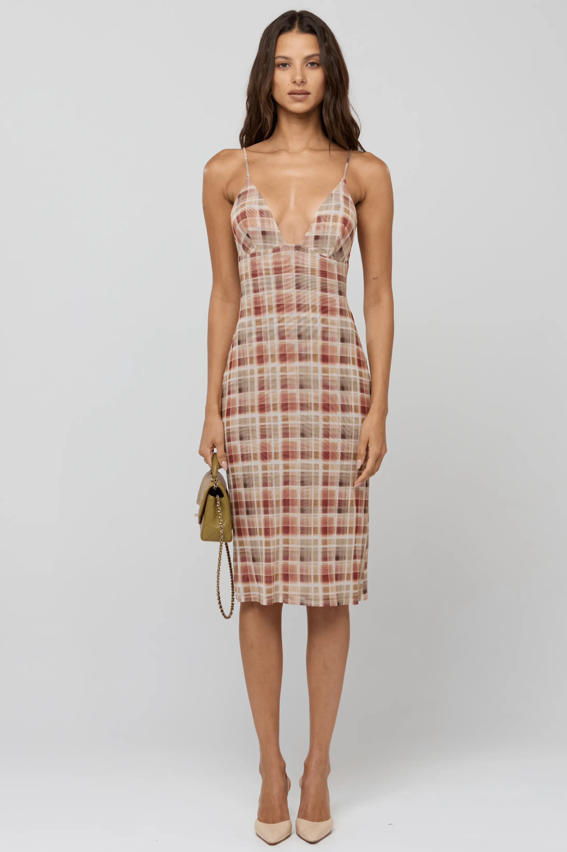 Matilda Midi Dress in Drift sold by RESA