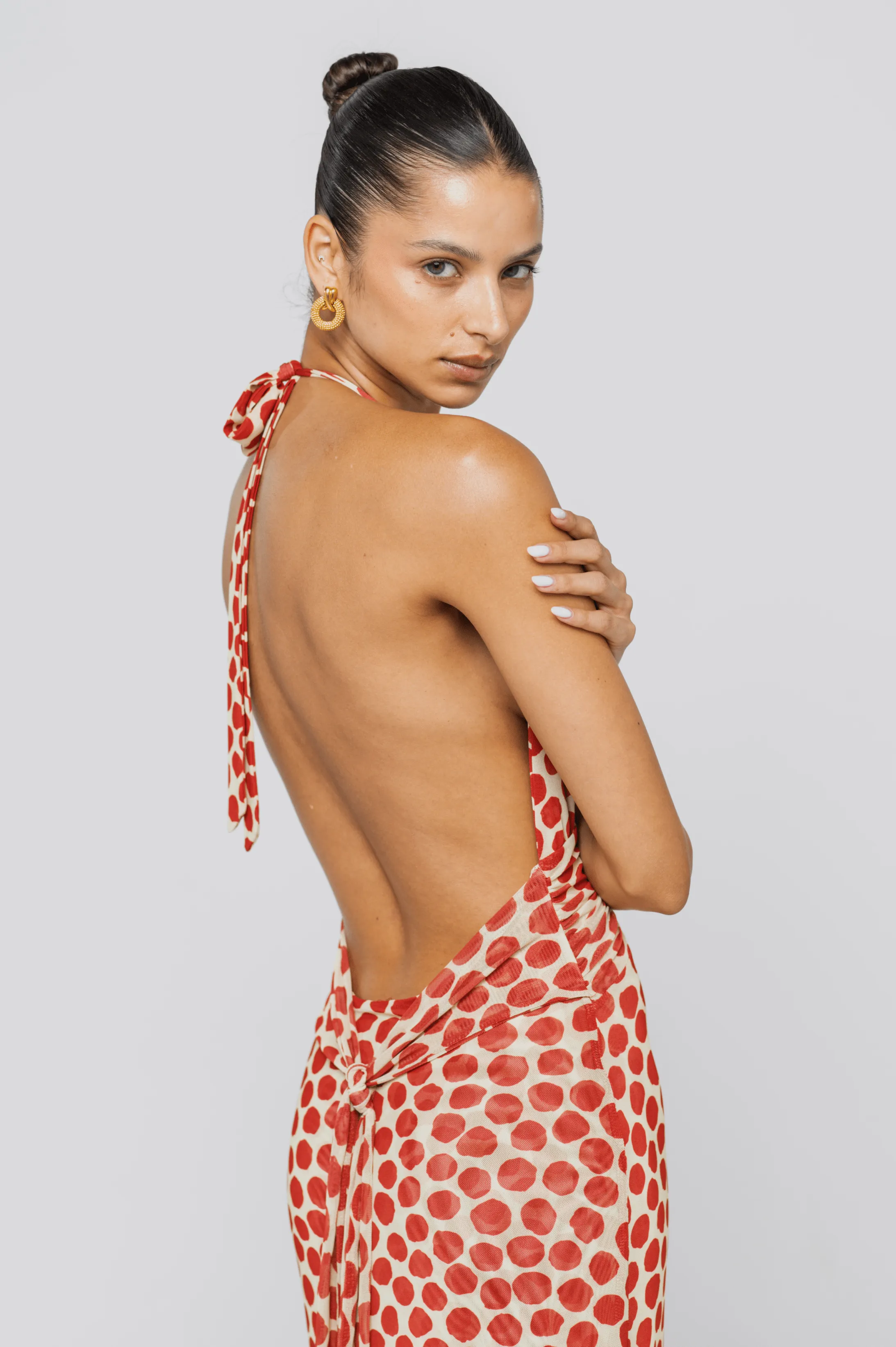 Chelsea Dress in Campari sold by RESA product image thumbnail 2