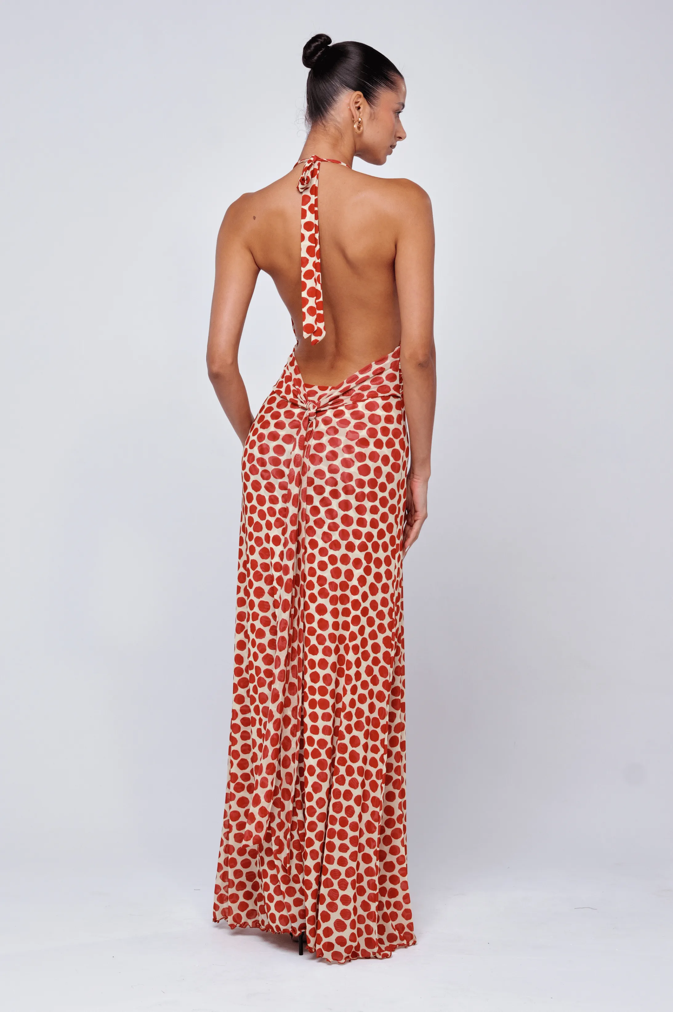 Chelsea Dress in Campari sold by RESA product image thumbnail 4