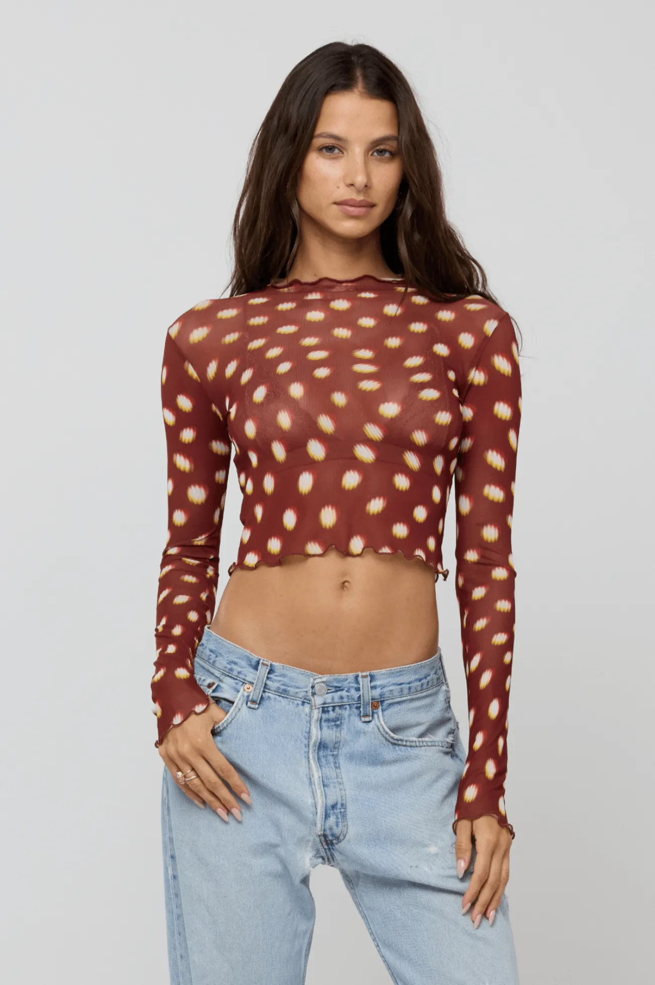 Ida Top in Spice sold by RESA