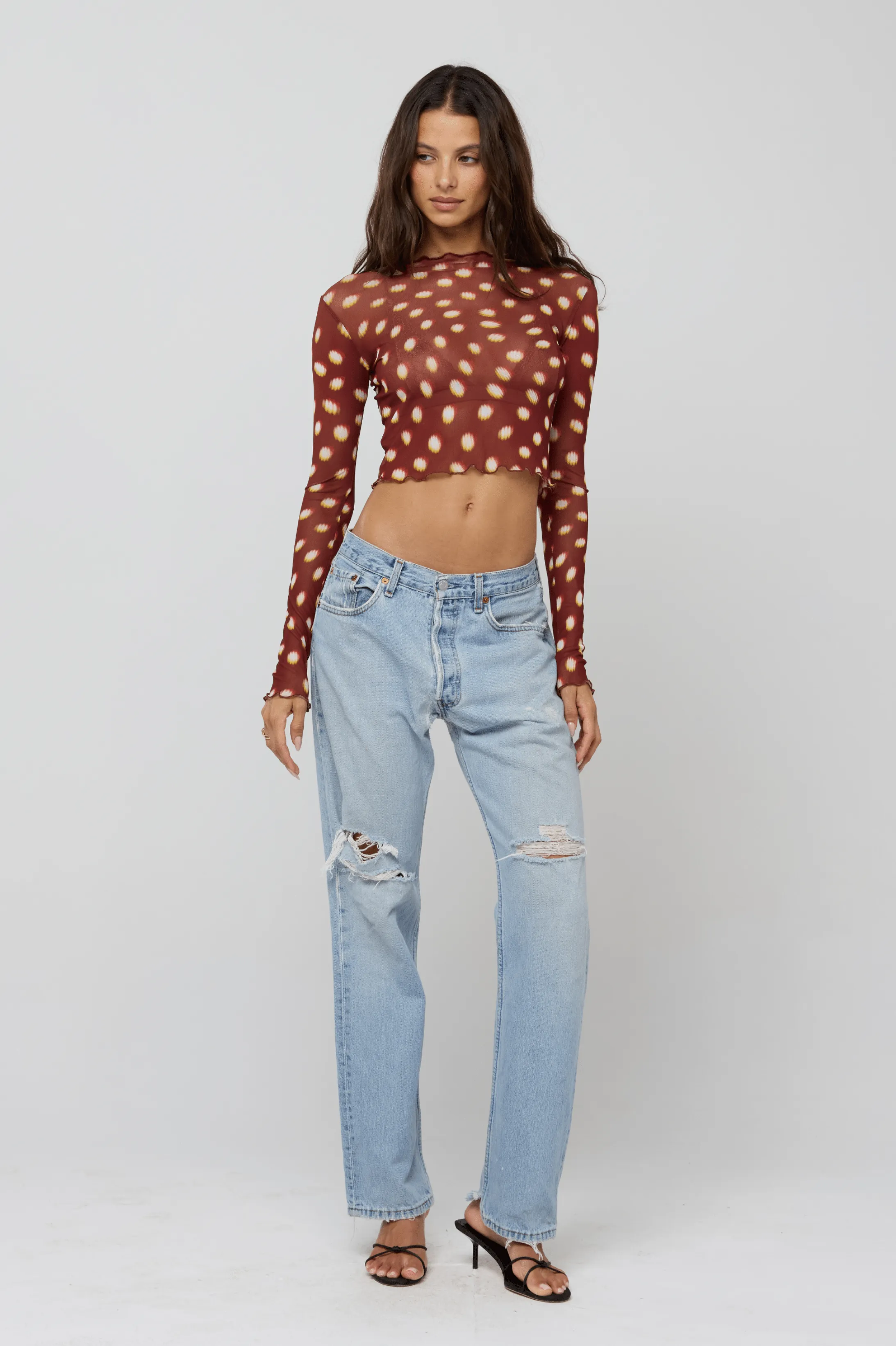 Ida Top in Spice sold by RESA product image thumbnail 2