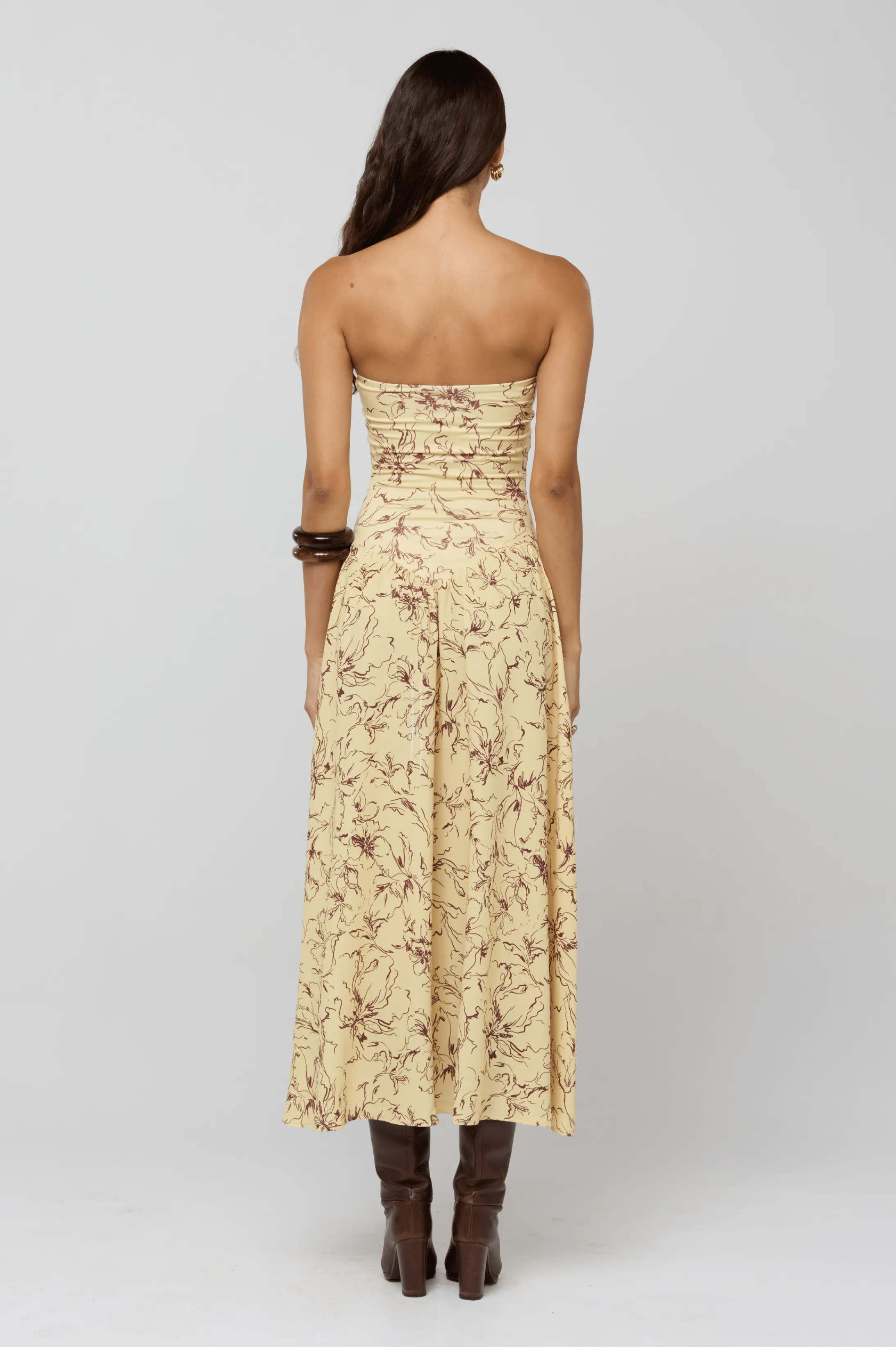 Mackenzie Dress in Butterscotch sold by RESA product image thumbnail 4