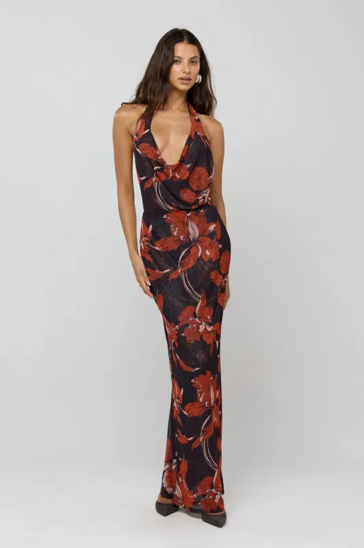 Fiona Dress in Coeur sold by RESA