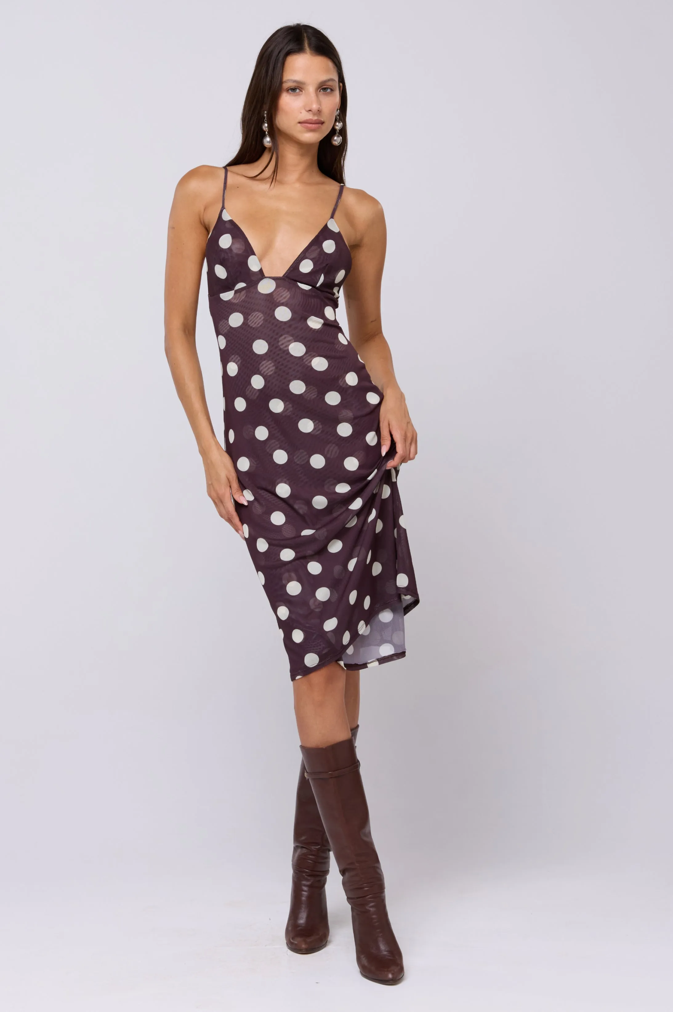 Matilda Midi Dress in Polo sold by RESA product image thumbnail 4