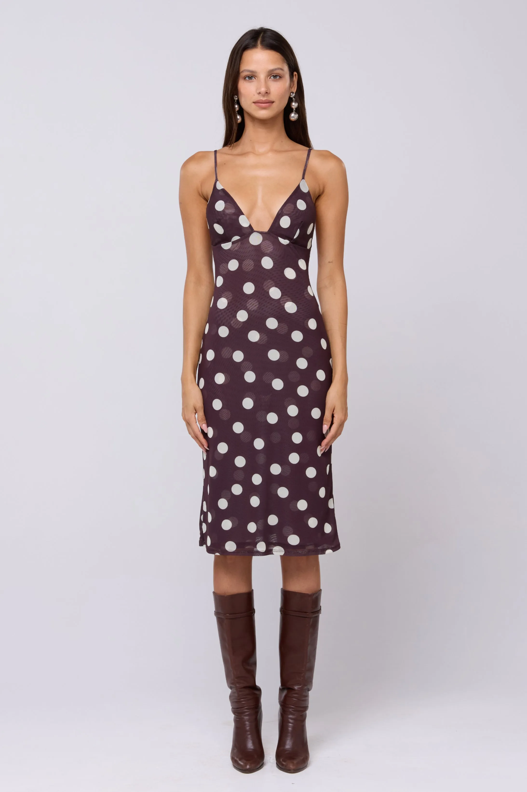 Matilda Midi Dress in Polo sold by RESA