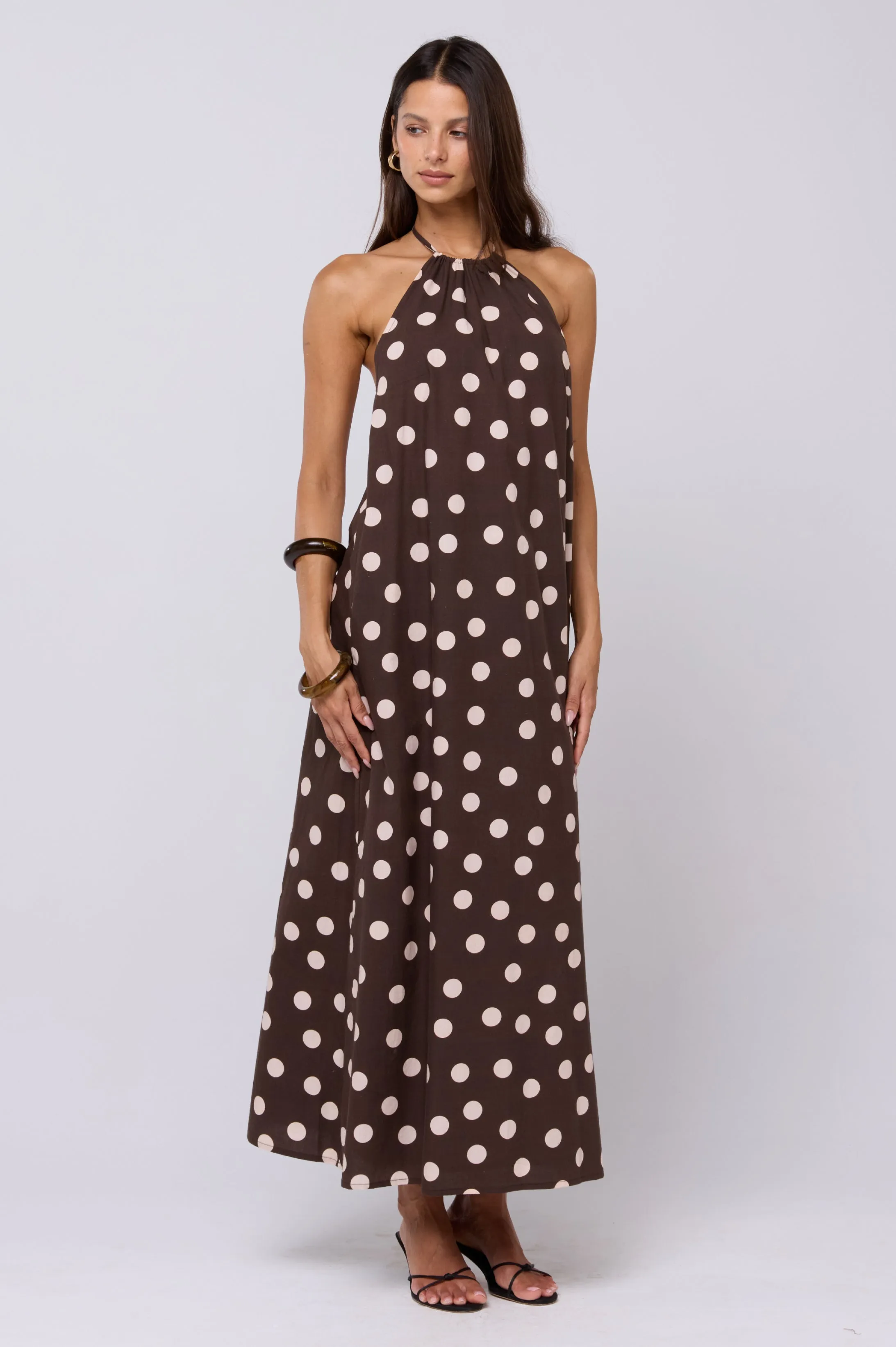 Iris Halter Dress in Polo sold by RESA product image thumbnail 4