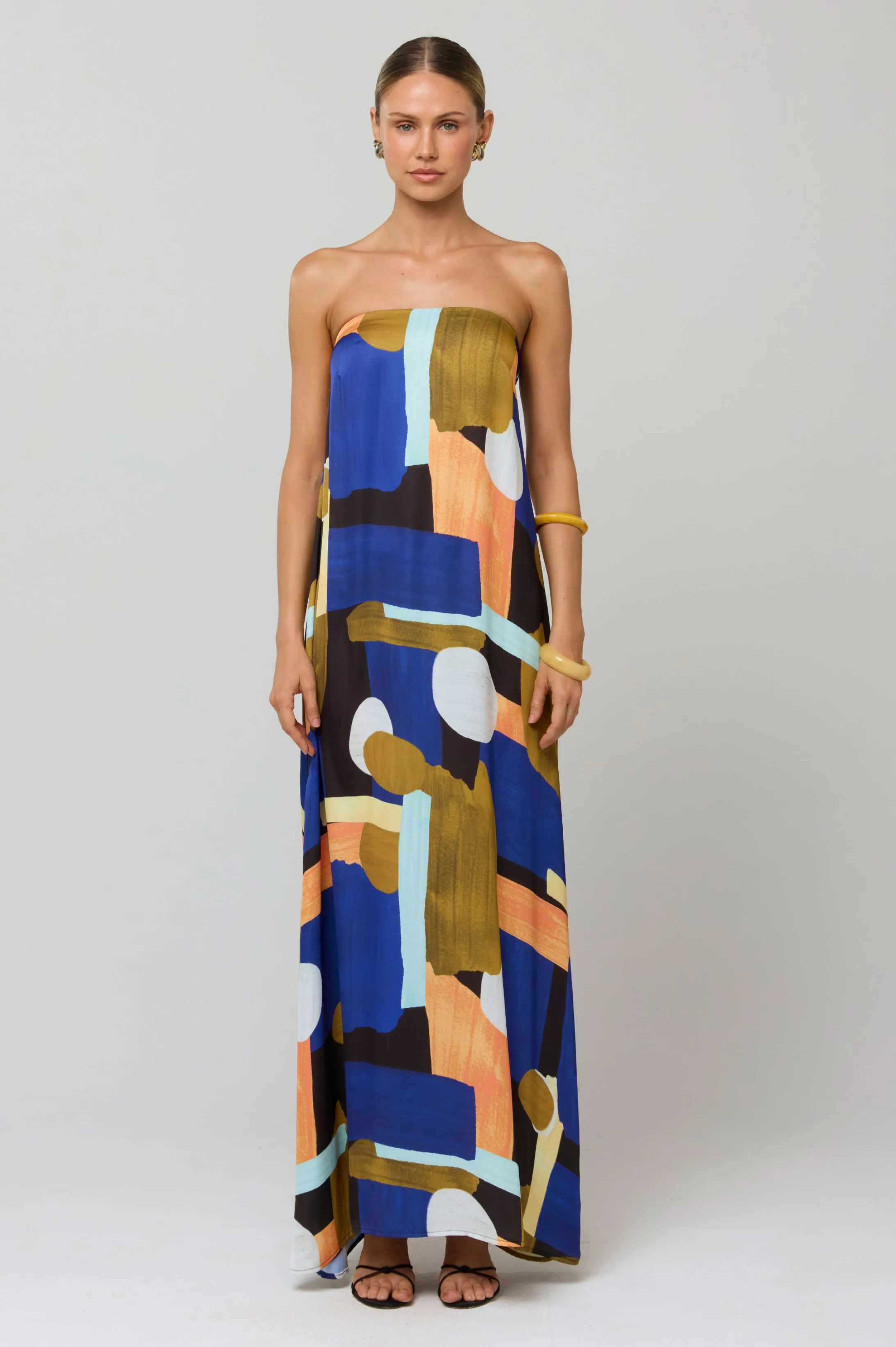 Ophelia Maxi Dress in Deco sold by RESA product image thumbnail 4