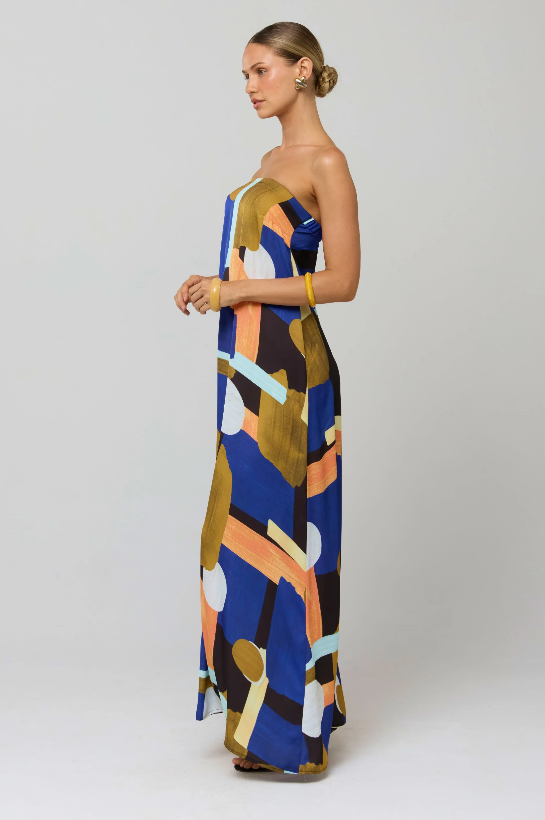 Ophelia Maxi Dress in Deco sold by RESA product image thumbnail 2