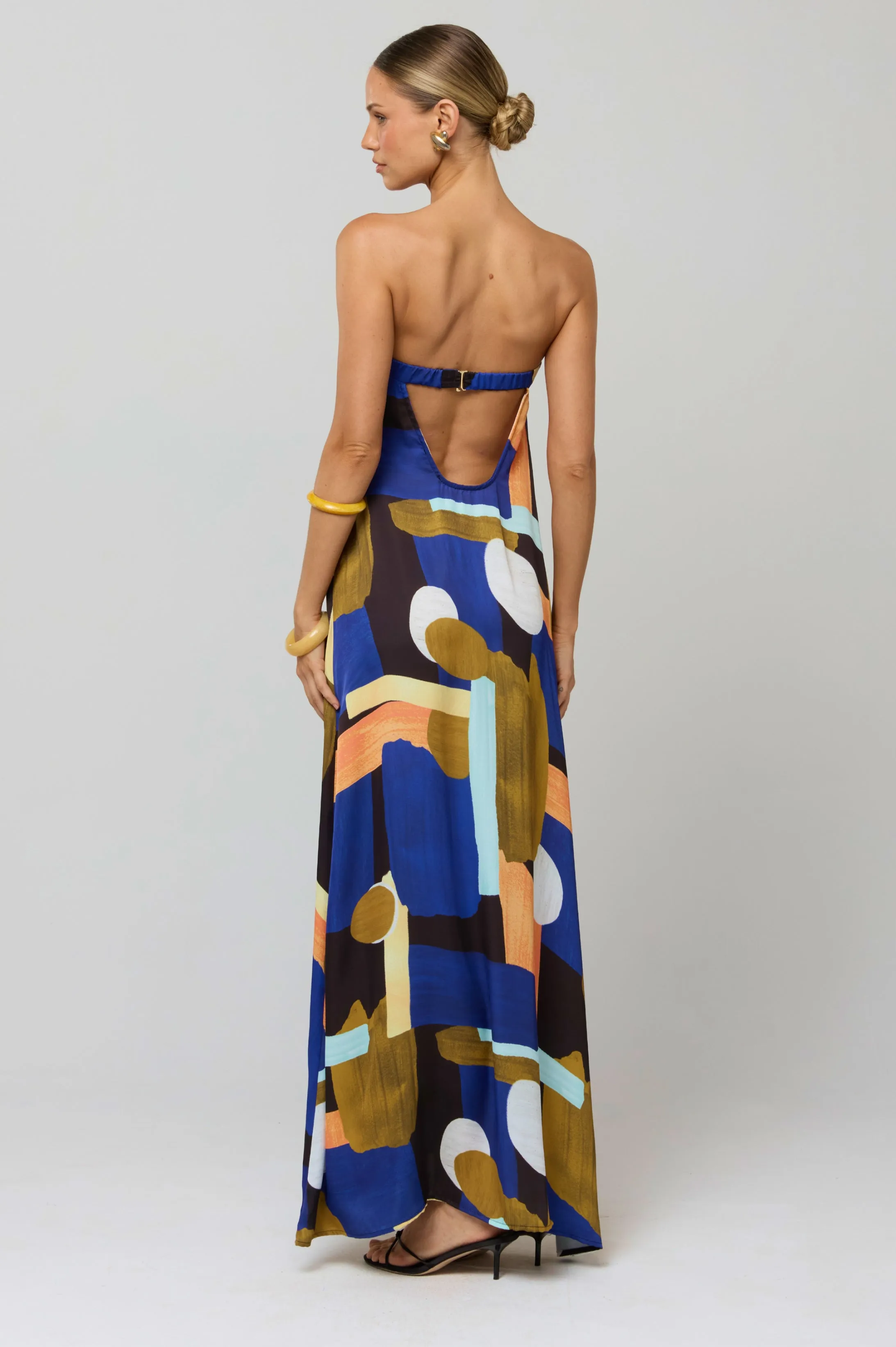 Ophelia Maxi Dress in Deco sold by RESA product image thumbnail 3