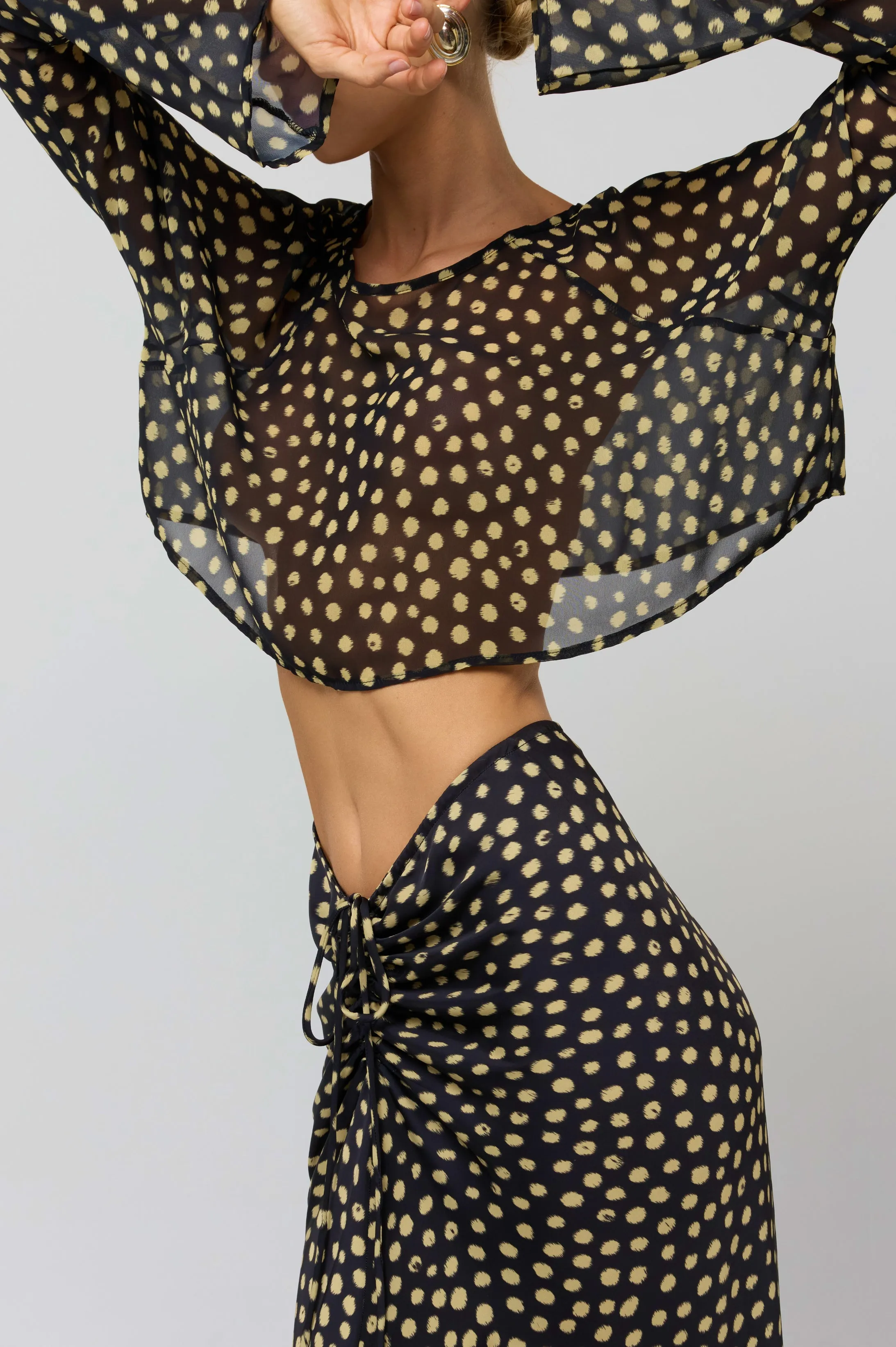 Ziggy Skirt in Celeste sold by RESA product image thumbnail 5