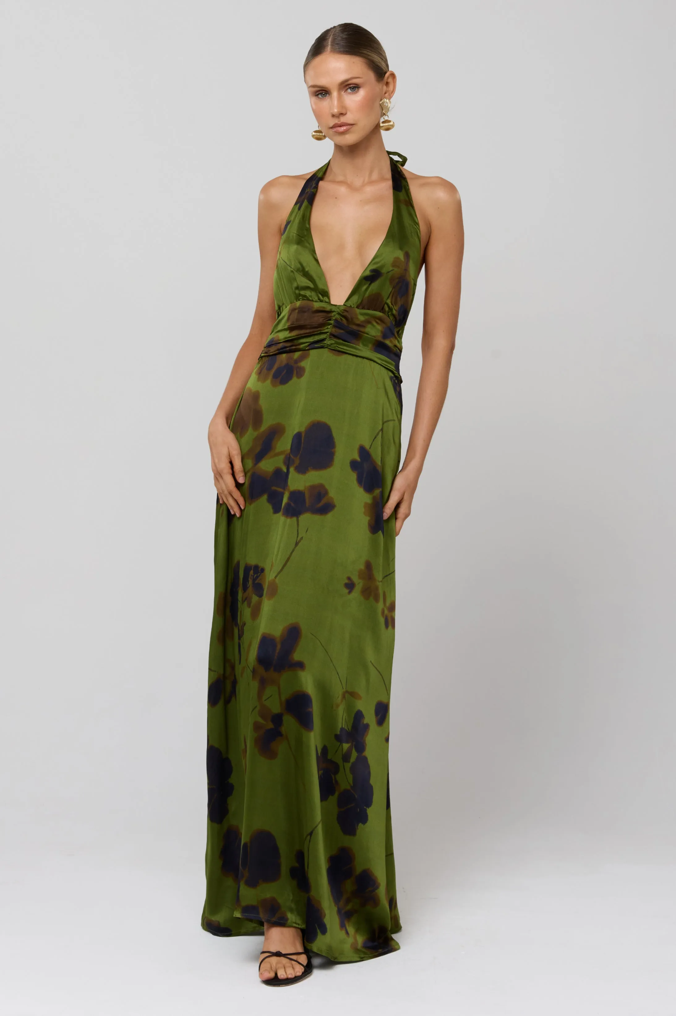 Chelsea Dress in Evergreen sold by RESA product image thumbnail 4