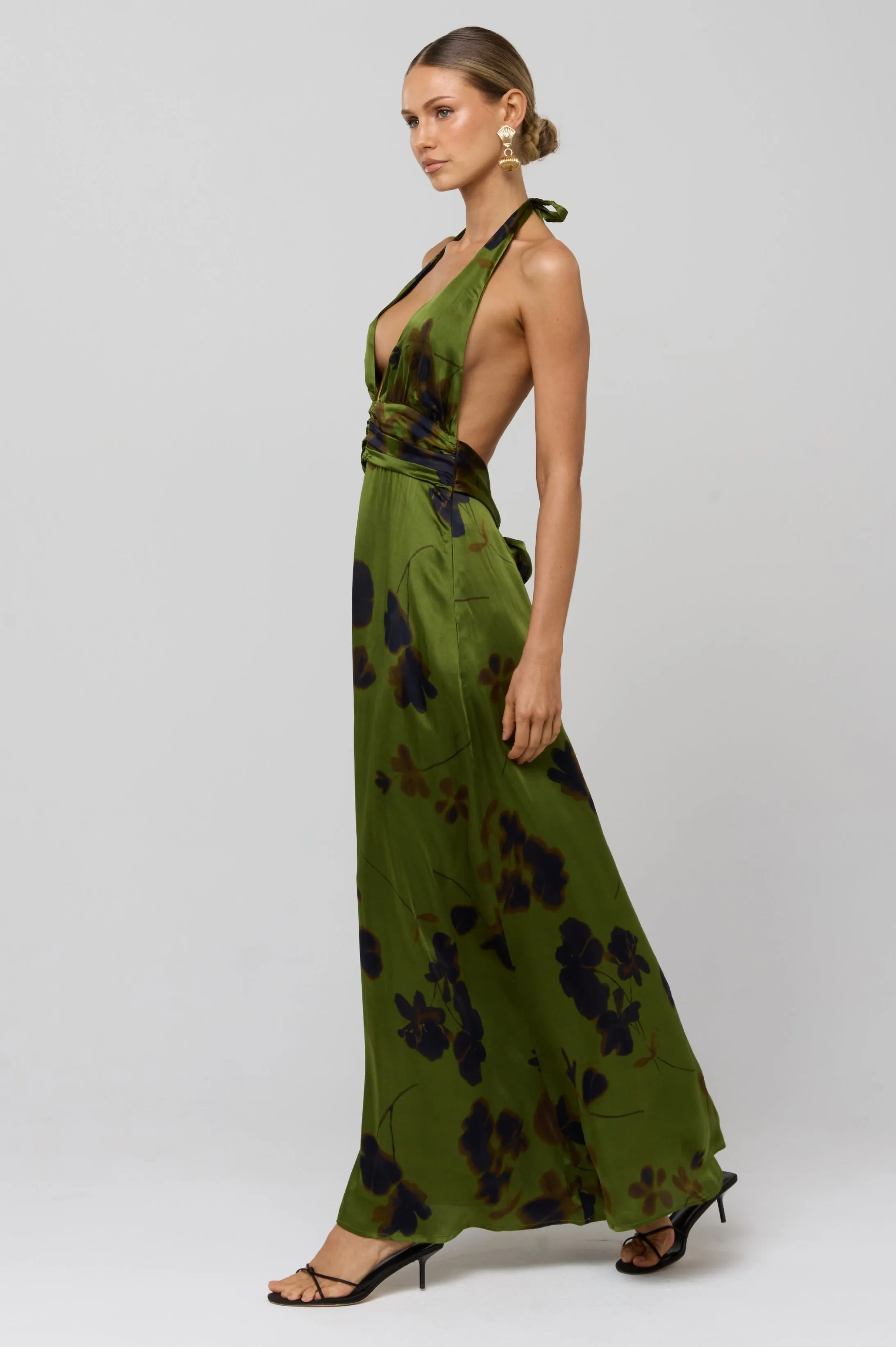 Chelsea Dress in Evergreen sold by RESA product image thumbnail 3