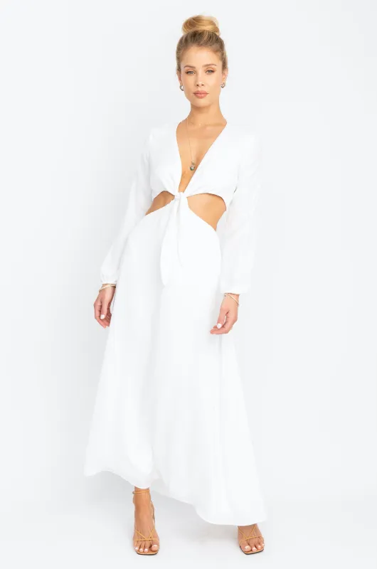 NOELLE DRESS IN WHITE- SAMPLE SALE sold by RESA