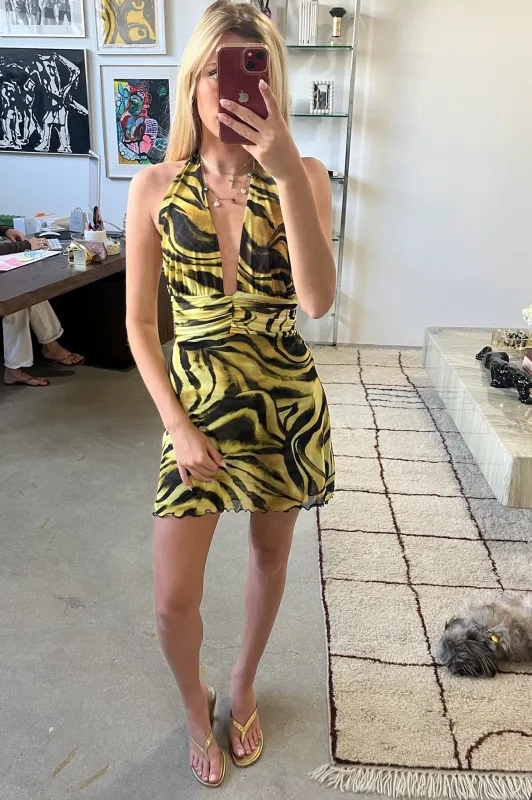 CLINT DRESS IN LIONESS- SAMPLE SALE sold by RESA