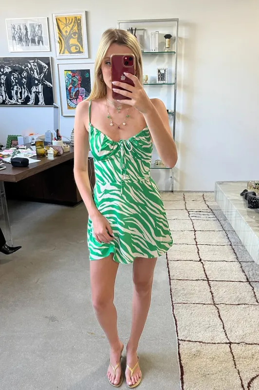 JUNIPER DRESS IN GREEN KONA- SAMPLE SALE sold by RESA