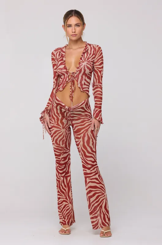 MALLORY PANT IN AUBURN- SAMPLE SALE sold by RESA