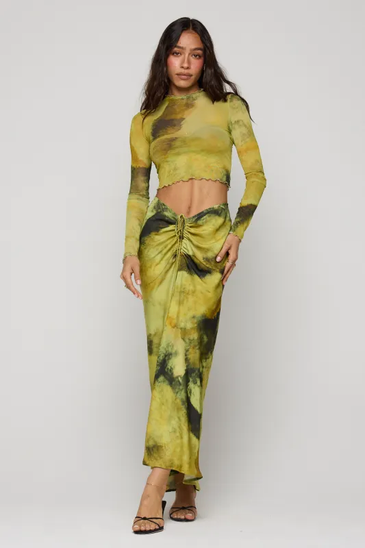 ZIGGY SKIRT IN MOONSHADOW- SAMPLE SALE made by RESA